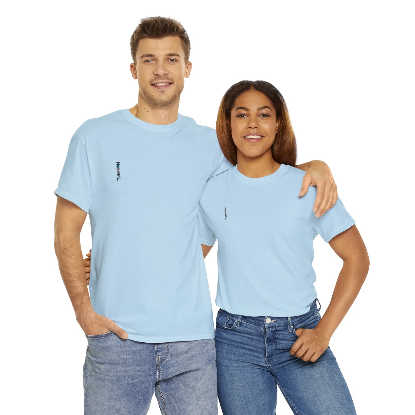 Normales Tragen AI Prints Unisex-T-Shirt aus schwerer Baumwolle