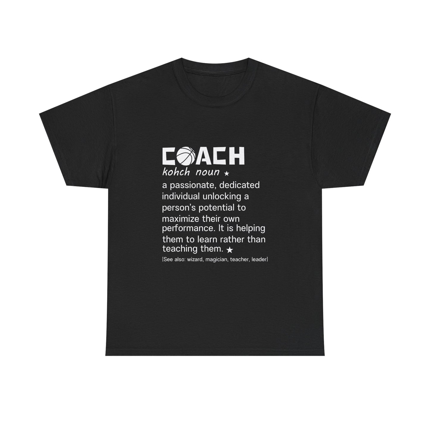 Basketball Coach Definition Unisex Tee