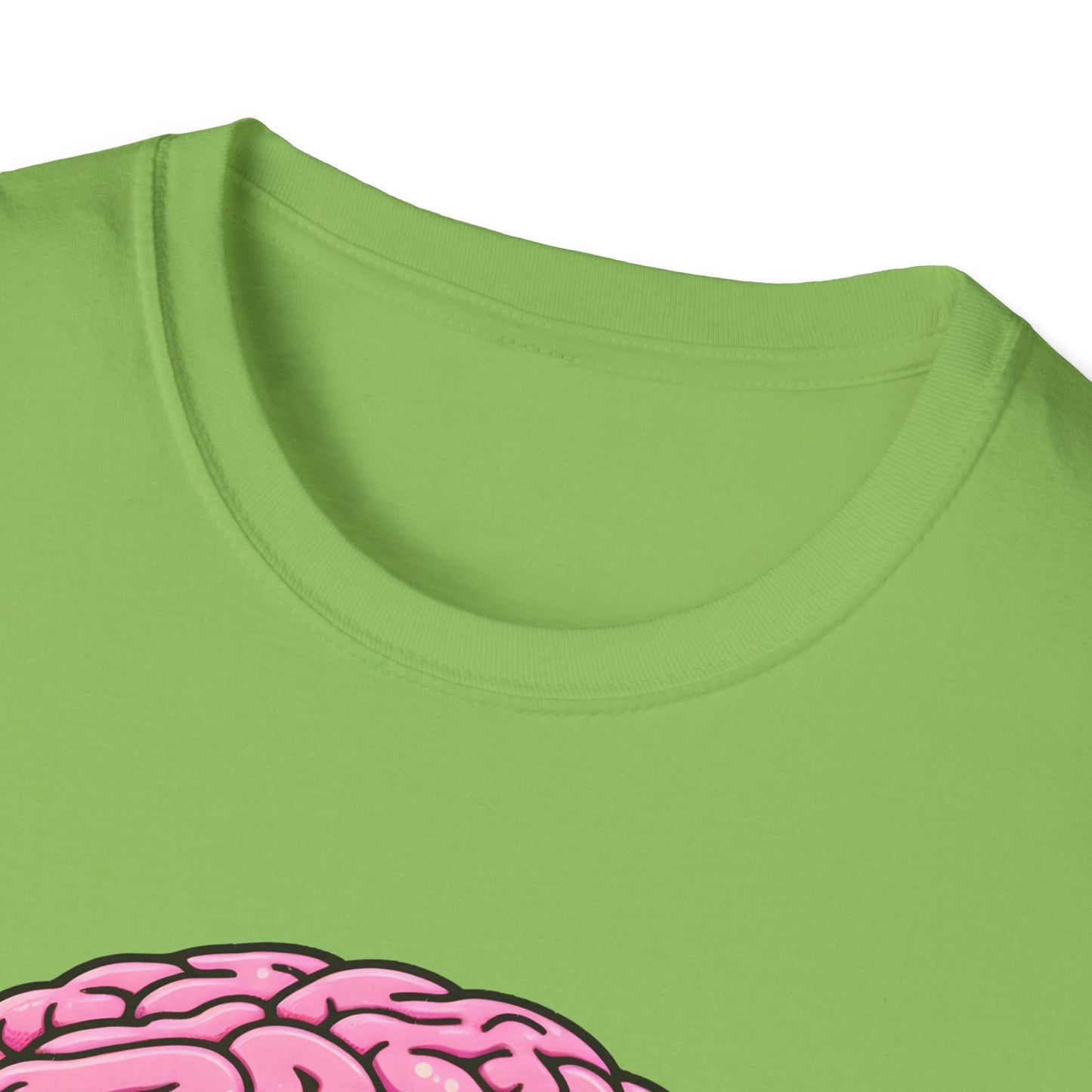 Take Care Brain T-Shirt, Fun Graphic Tee, Mental Health Awareness Shirt, Gift for Caregivers, Casual Wear, Unisex Softstyle