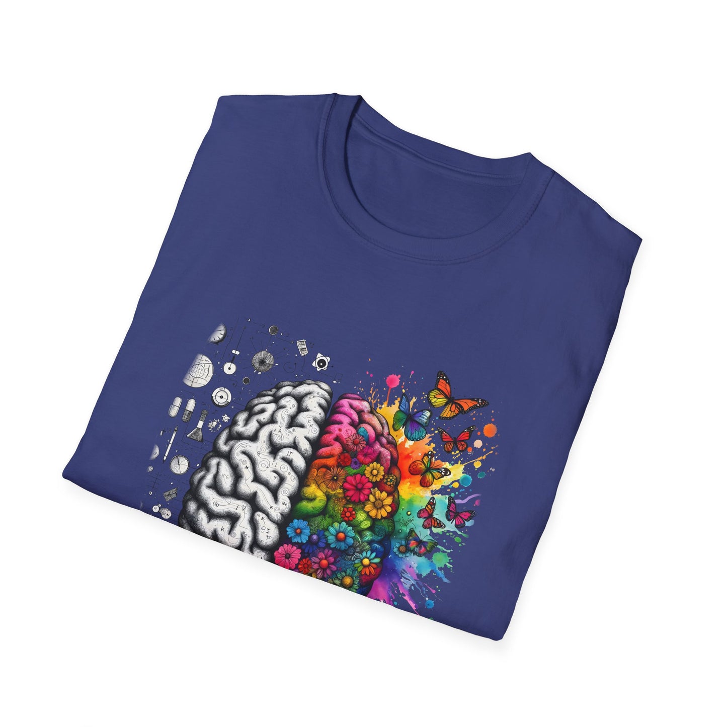 Mental Health is Health T-Shirt, Unisex Softstyle Tee, Positive Vibes, Mental Health Awareness, Gift for Friends, Self-Care Apparel,