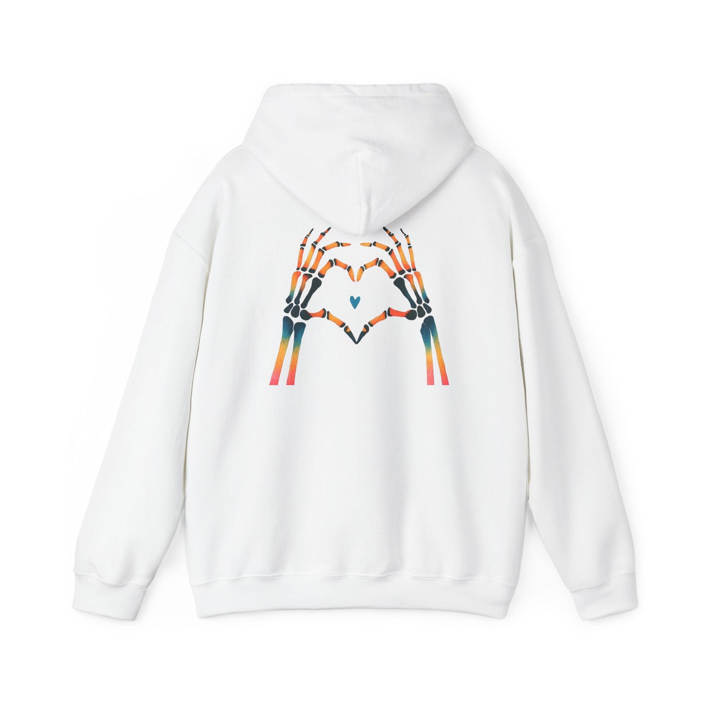 Rainbow Skeleton Heart Hoodie