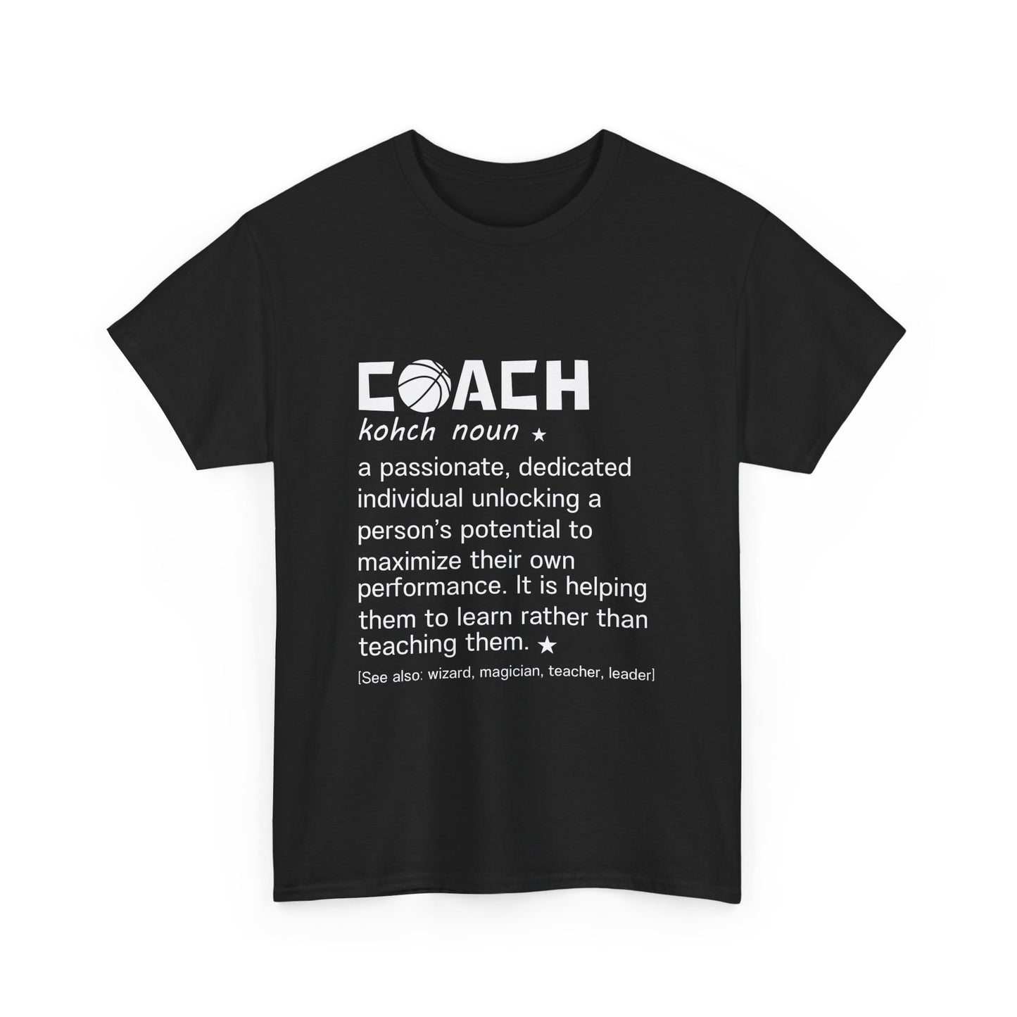 Basketball Coach Definition Unisex Tee