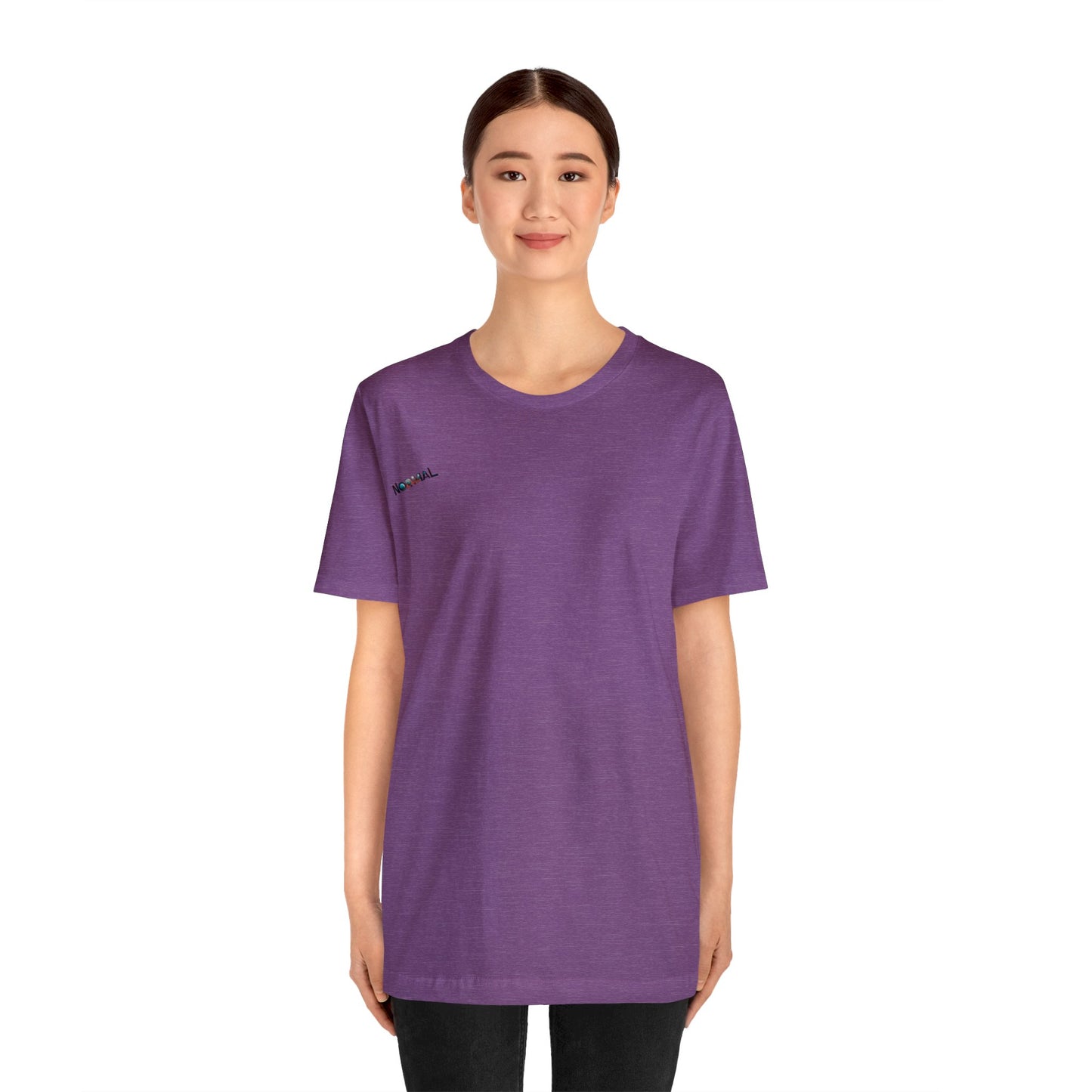Normal Wear Unisex Jersey Short Sleeve Tee