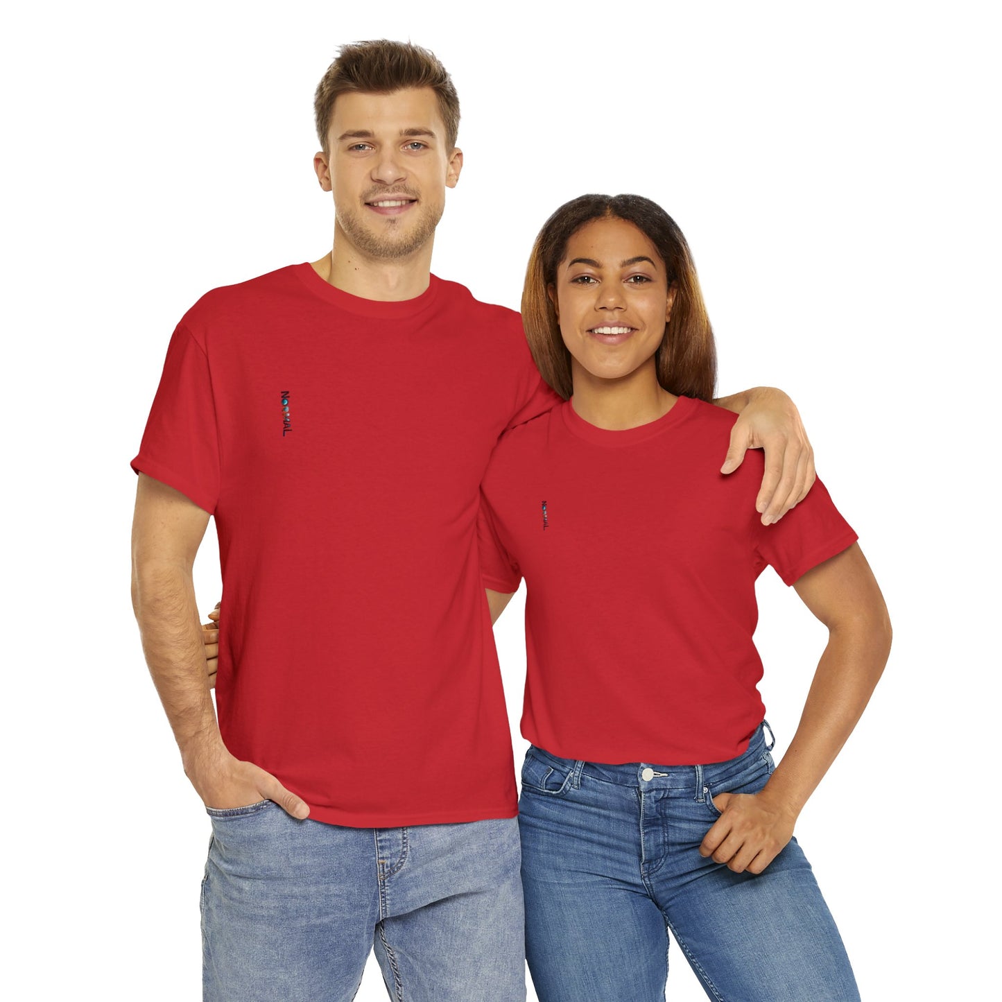 Normales Tragen AI Prints Unisex-T-Shirt aus schwerer Baumwolle