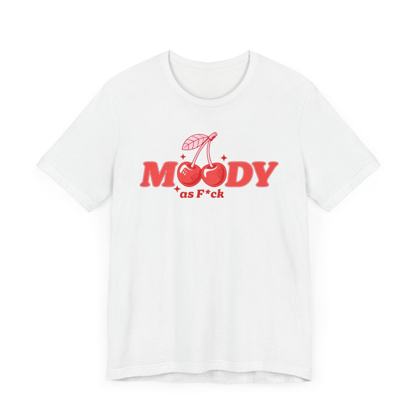 Moody AF front Cherries Self Love skeleton Heart Back