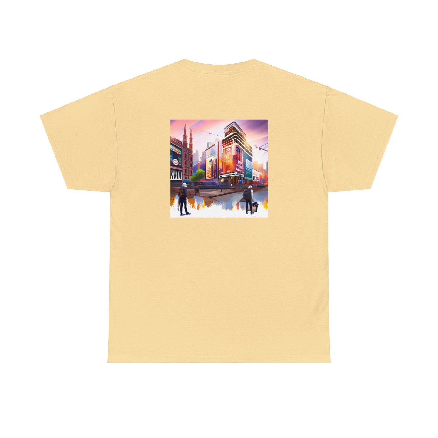 Normales Tragen AI Prints Unisex-T-Shirt aus schwerer Baumwolle