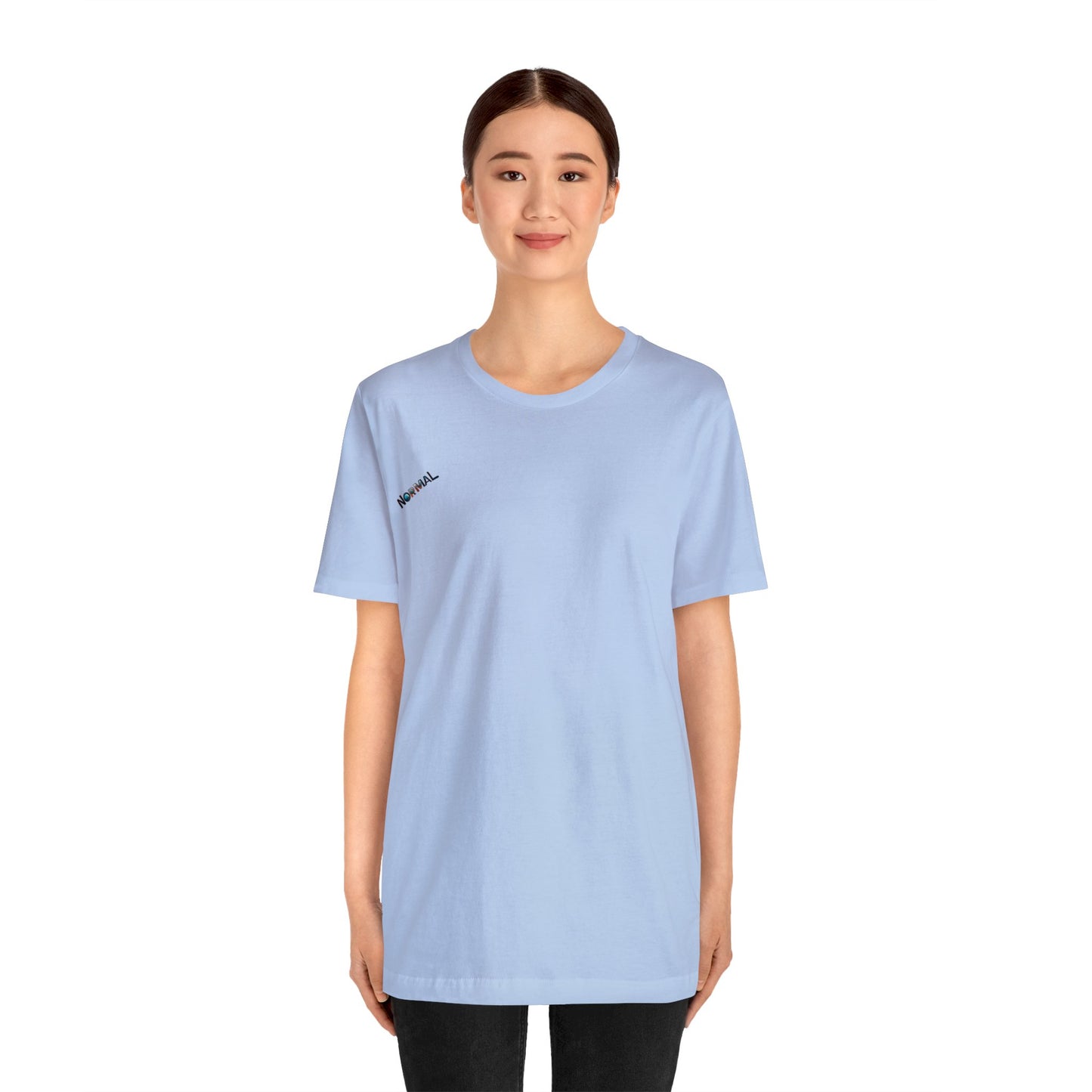 Normal Wear Unisex Jersey Short Sleeve Tee