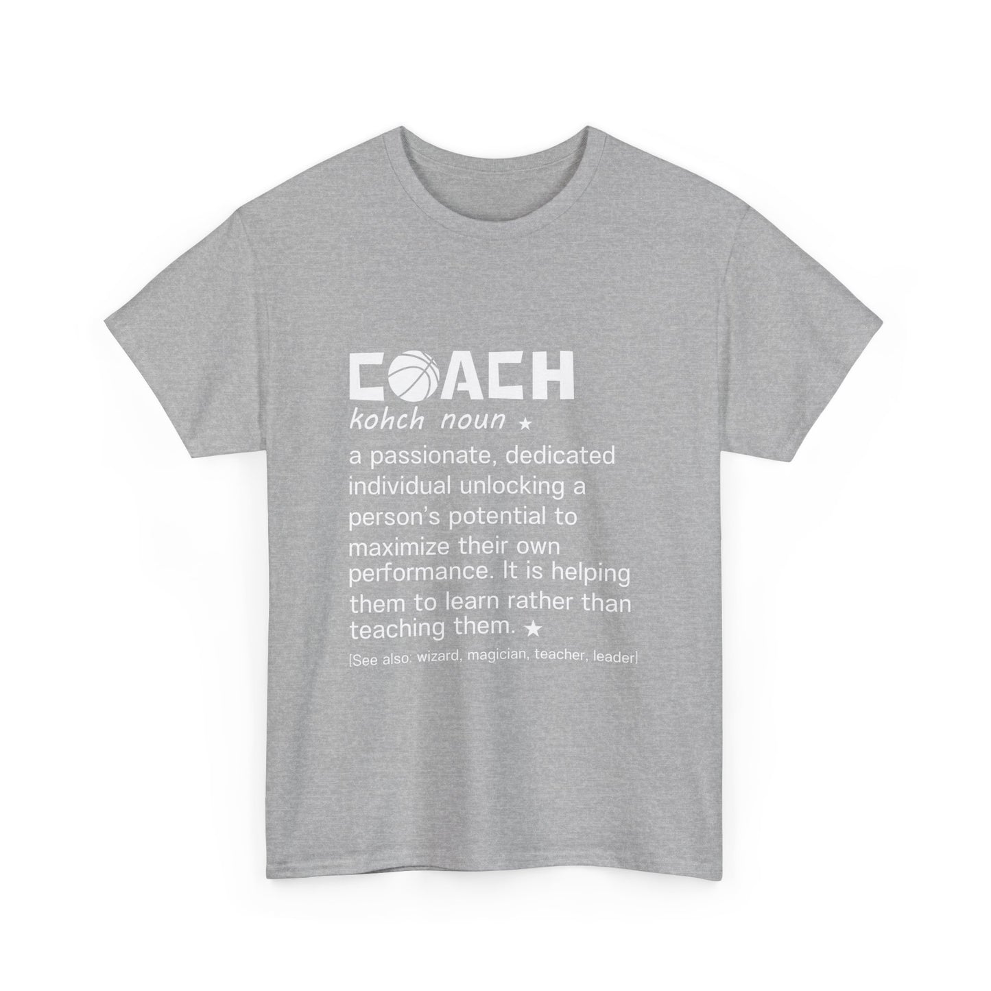 Basketball Coach Definition Unisex Tee