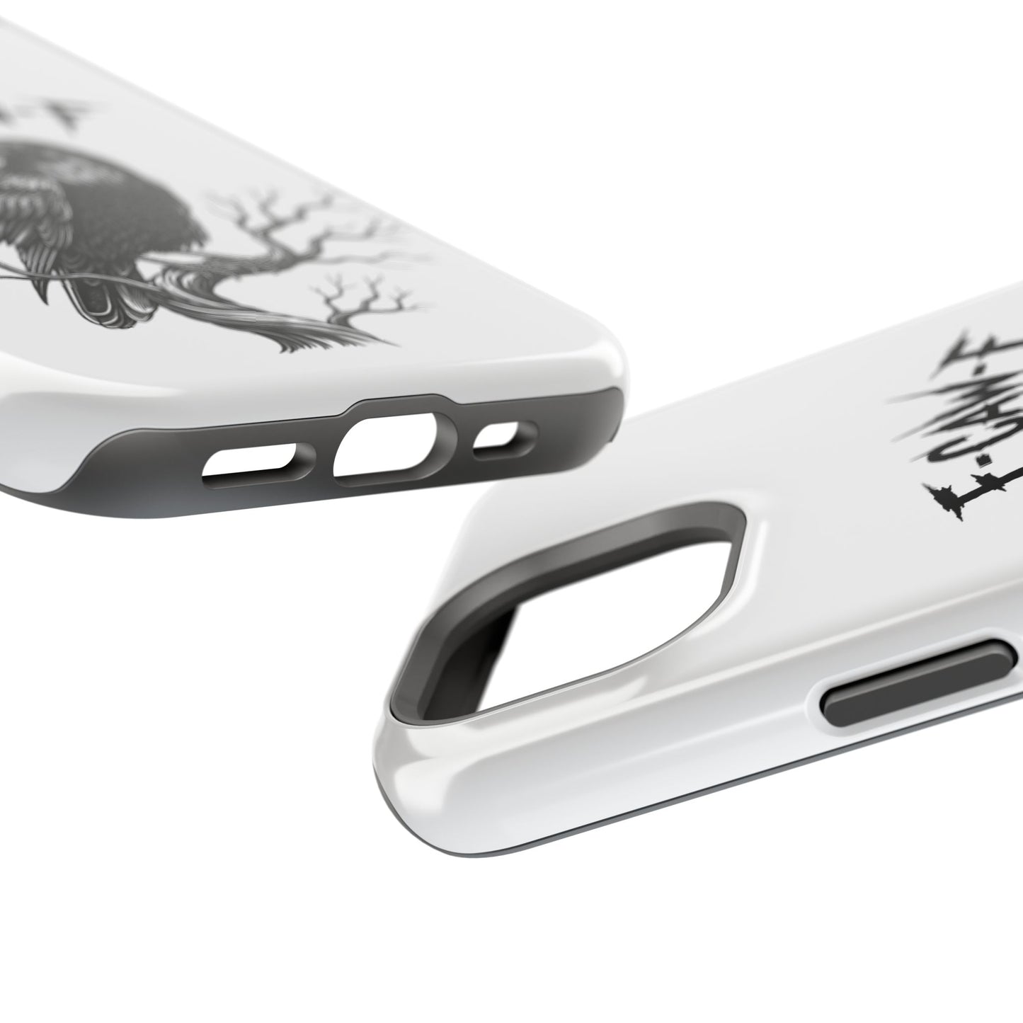 F-Caw-F Raven Phone Case, Autum Vibe Accessory, Perfect for Bird Lovers, Unique Gift for Him/Her, Impact-Resistant Phone Cover