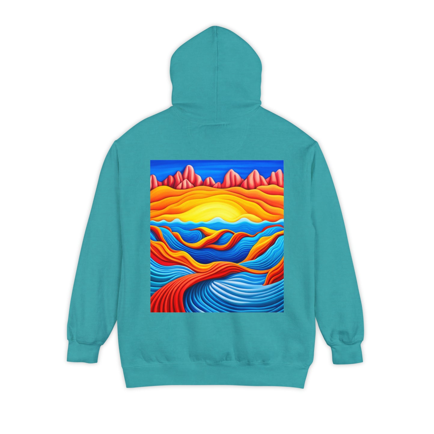 Normal Wear Unisex Garment-Dyed Hoodie