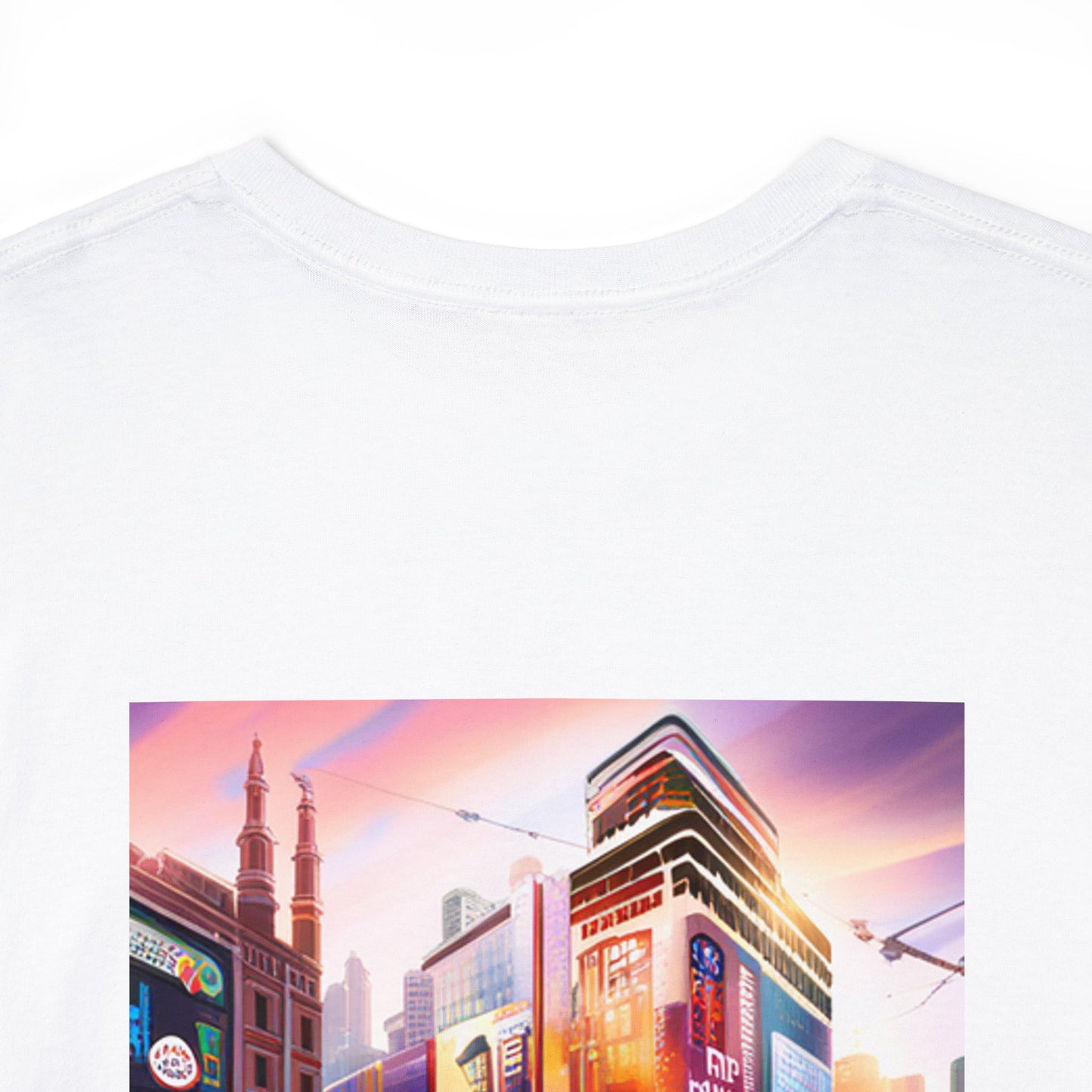 Normales Tragen AI Prints Unisex-T-Shirt aus schwerer Baumwolle