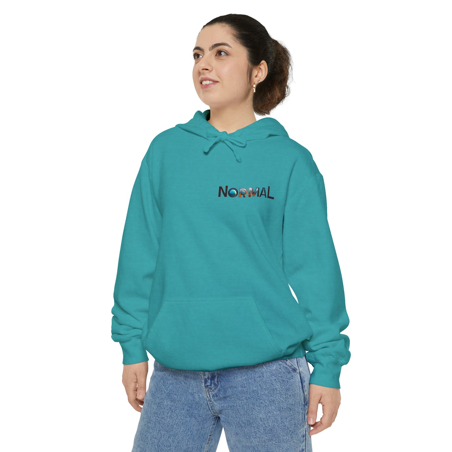 Normal Wear Unisex Garment-Dyed Hoodie
