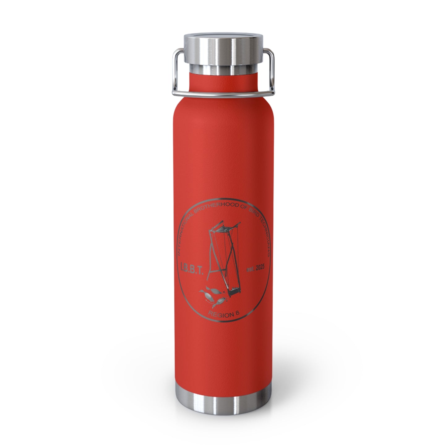 IBBT Insulated Water Bottle, 22oz Copper Flask for Outdoor Adventures, Custom Travel Mug