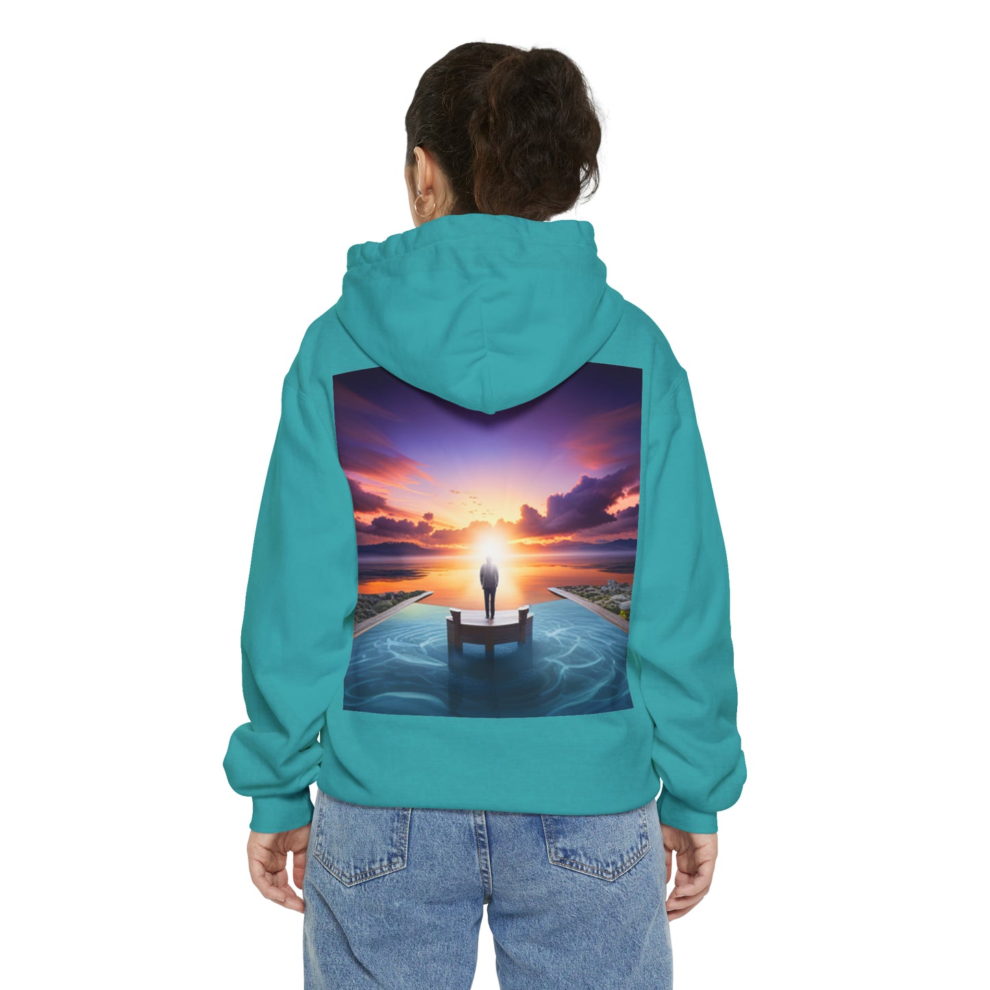 Normal Wear Unisex Garment-Dyed Hoodie