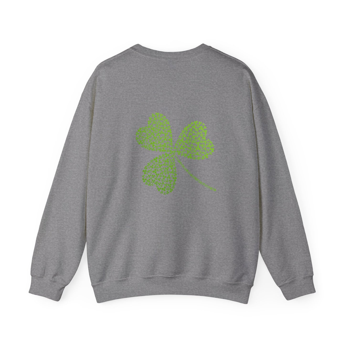 St Patricks Basic CloverUnisex Heavy Blend™ Crewneck Sweatshirt