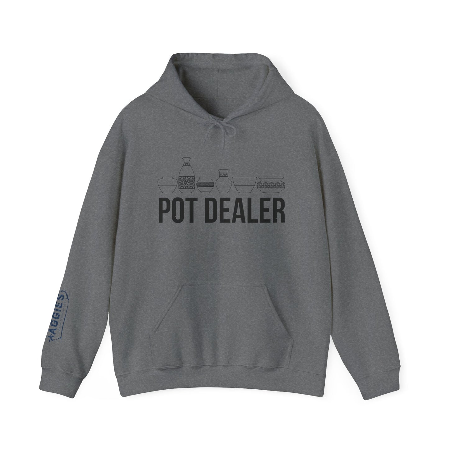 Pot Dealer Hoodie, Ceramic Artist Gift, Funny Pottery Sweatshirt, Clay Lover Present, Art Teacher Pullover, Clay Pot Maker Jacket