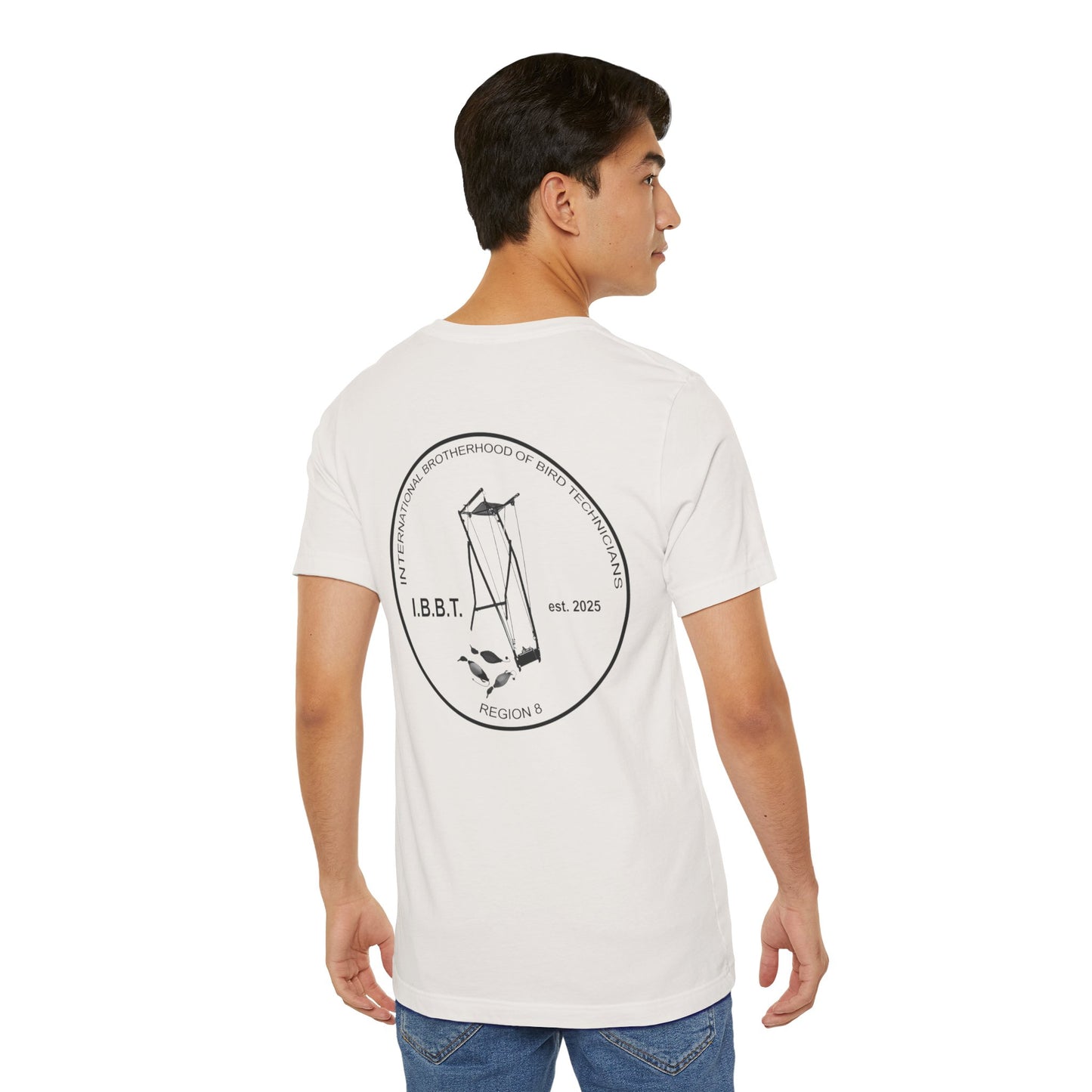 International Brotherhood of Bird Technicians IBBT Region 8 Back Print