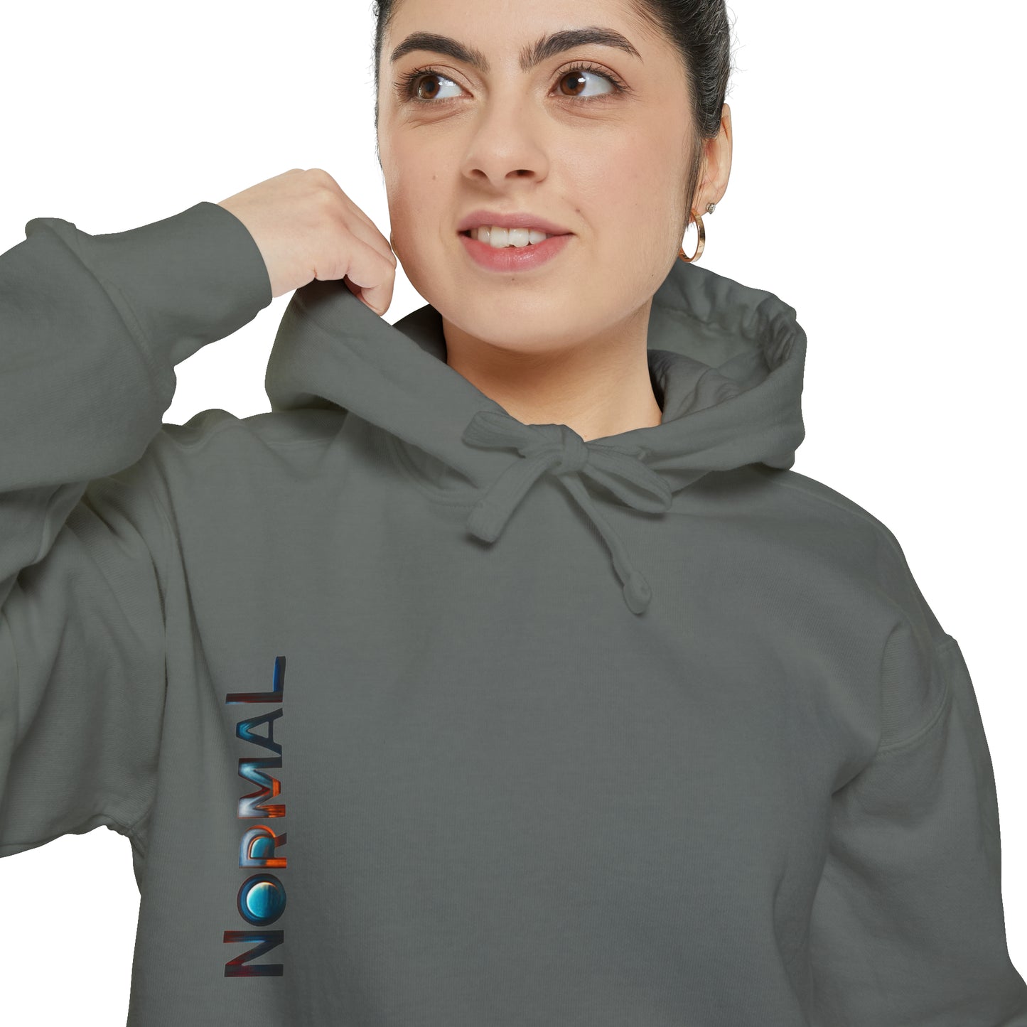 Normal Wear Unisex Garment-Dyed Hoodie