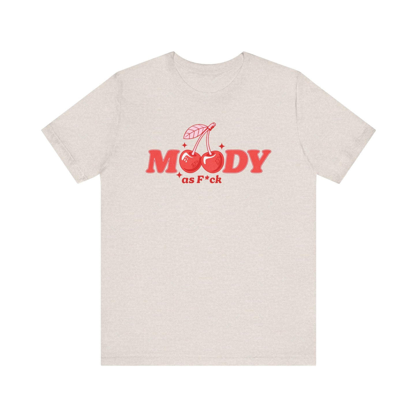 Moody AF front Cherries Self Love skeleton Heart Back