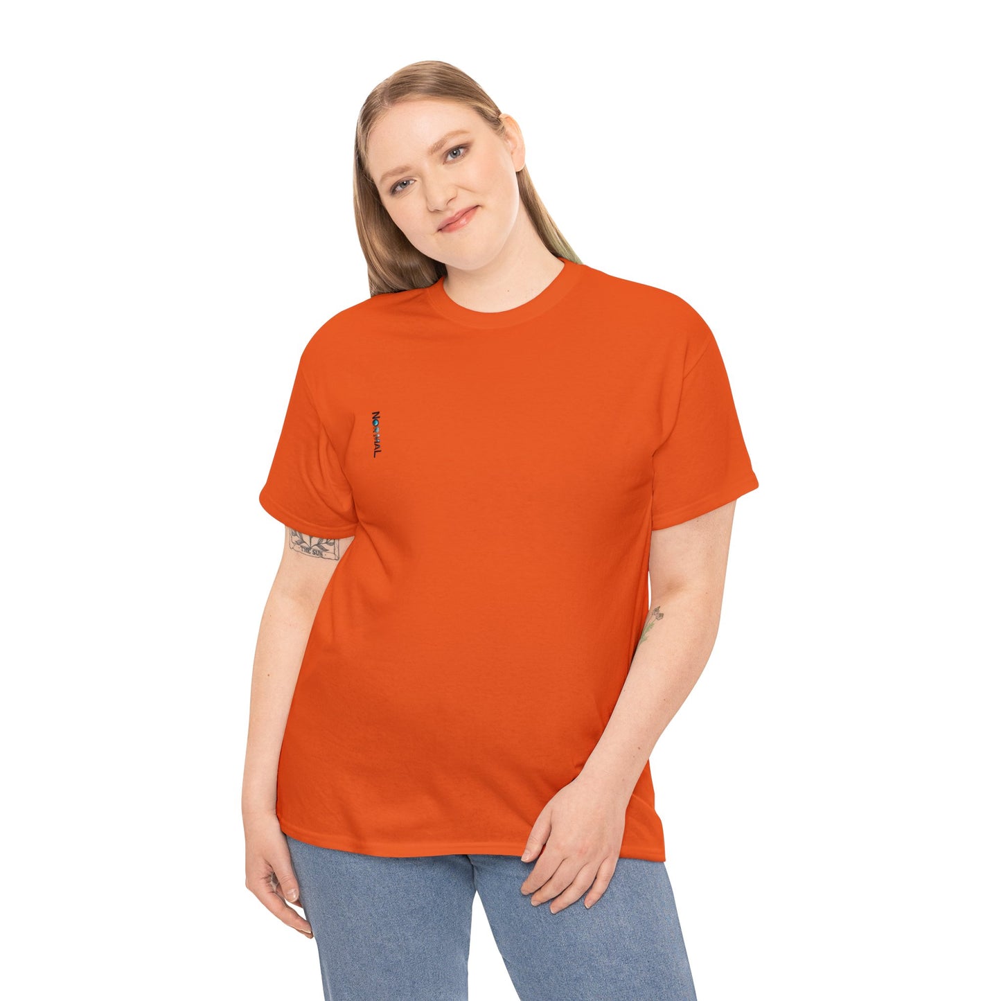 Normales Tragen AI Prints Unisex-T-Shirt aus schwerer Baumwolle