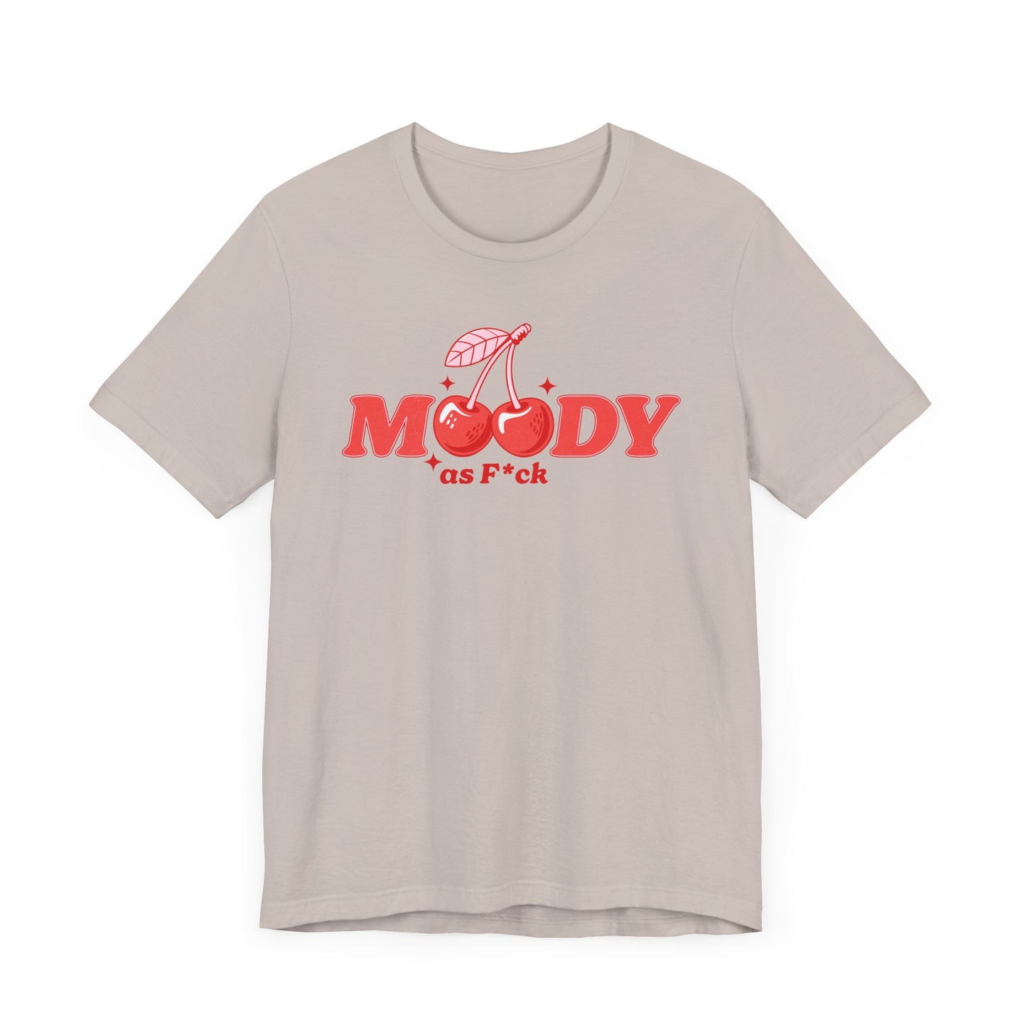 Moody AF front Cherries Self Love skeleton Heart Back