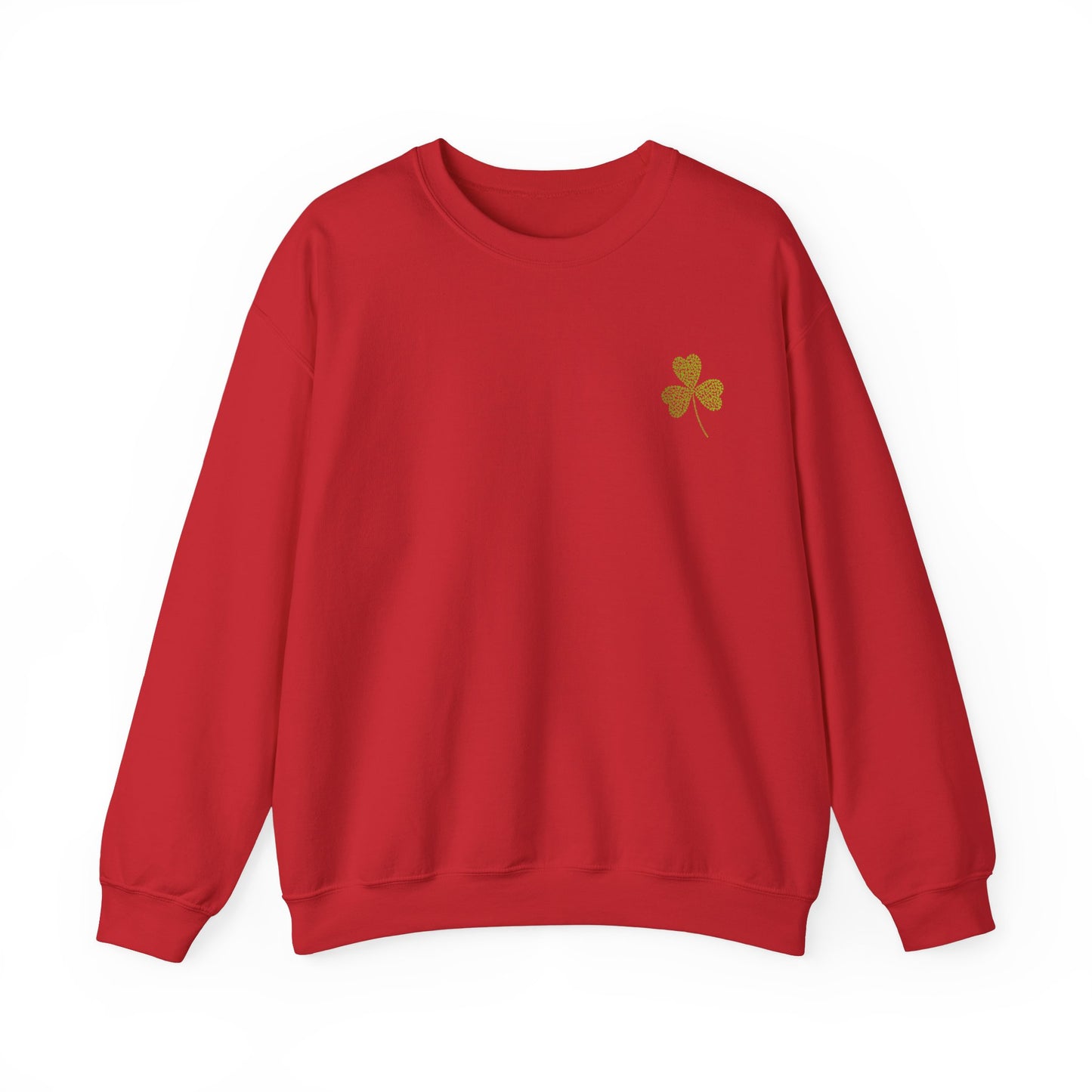 St Patricks Basic CloverUnisex Heavy Blend™ Crewneck Sweatshirt