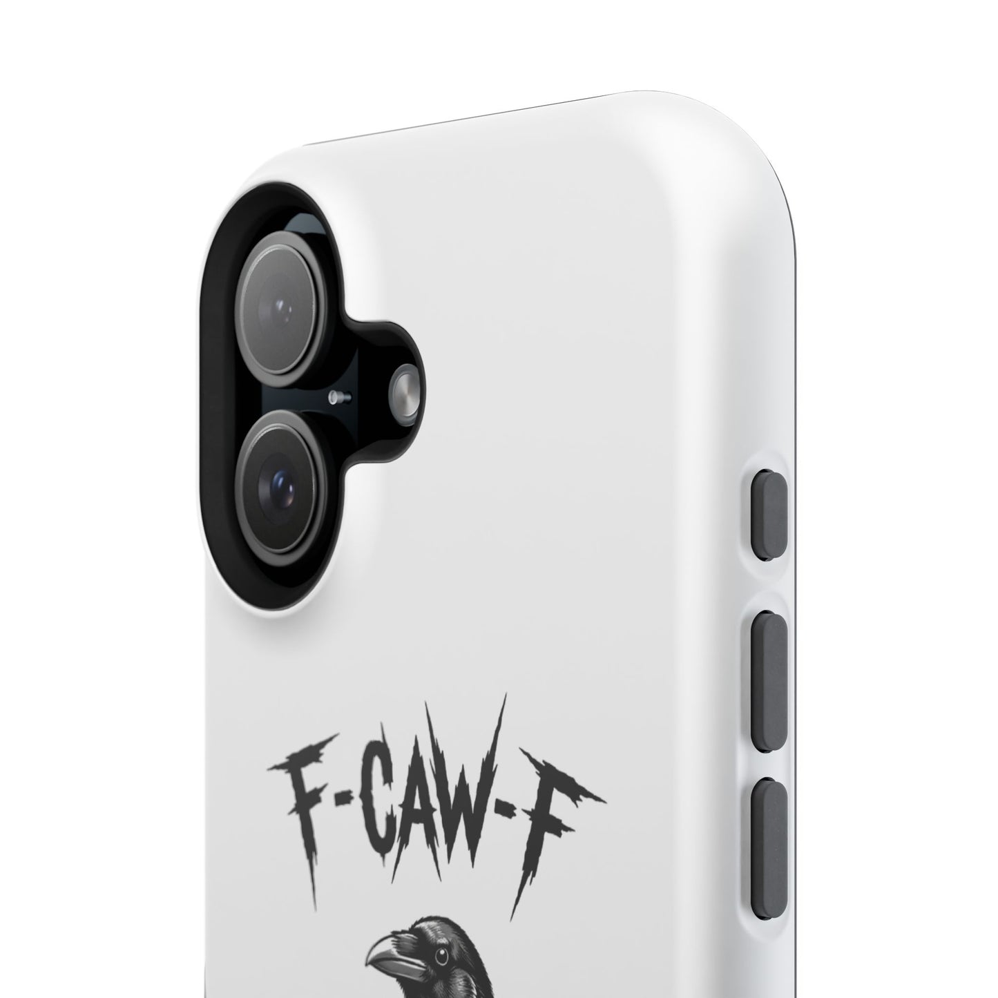 F-Caw-F Raven Phone Case, Autum Vibe Accessory, Perfect for Bird Lovers, Unique Gift for Him/Her, Impact-Resistant Phone Cover