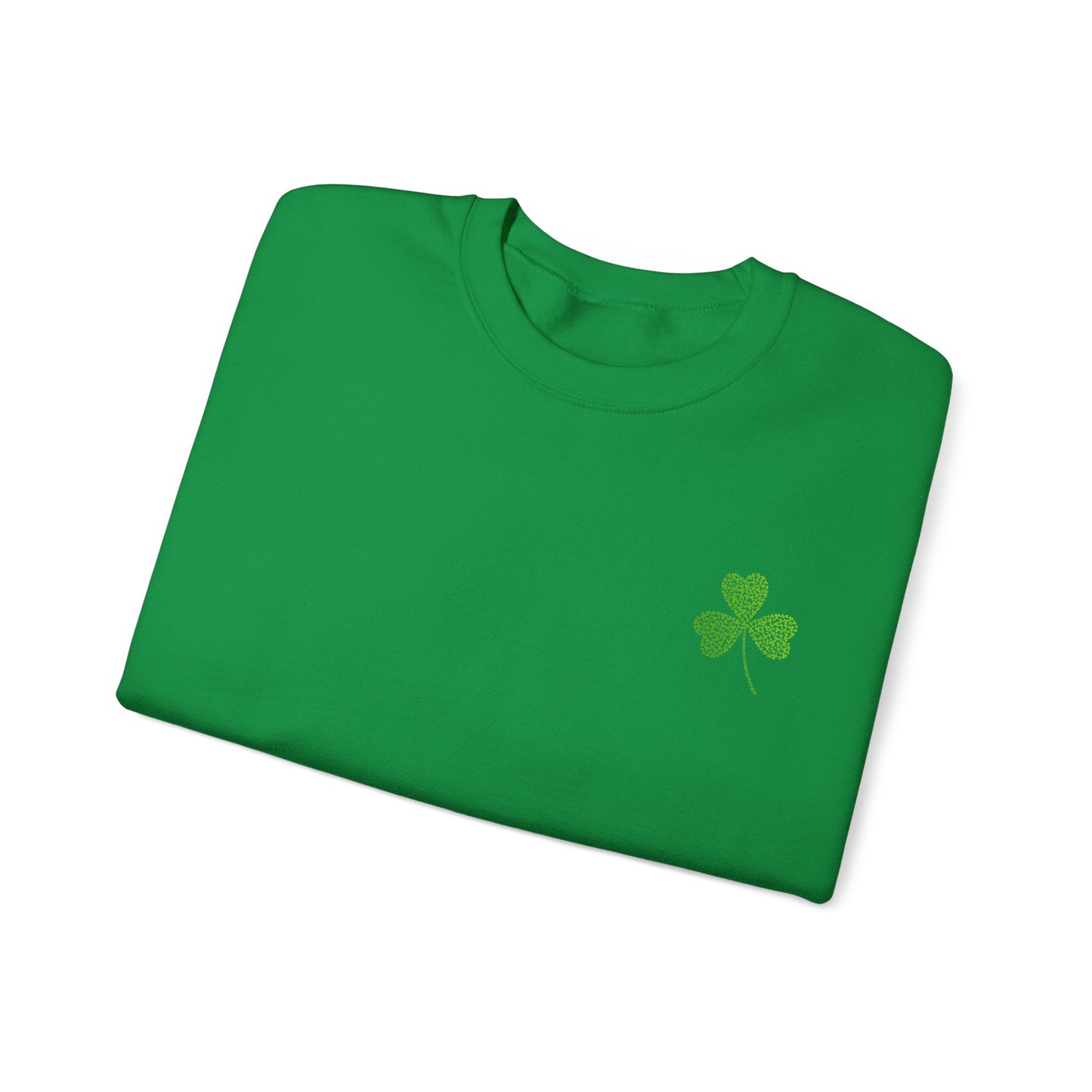 St Patricks Basic CloverUnisex Heavy Blend™ Crewneck Sweatshirt