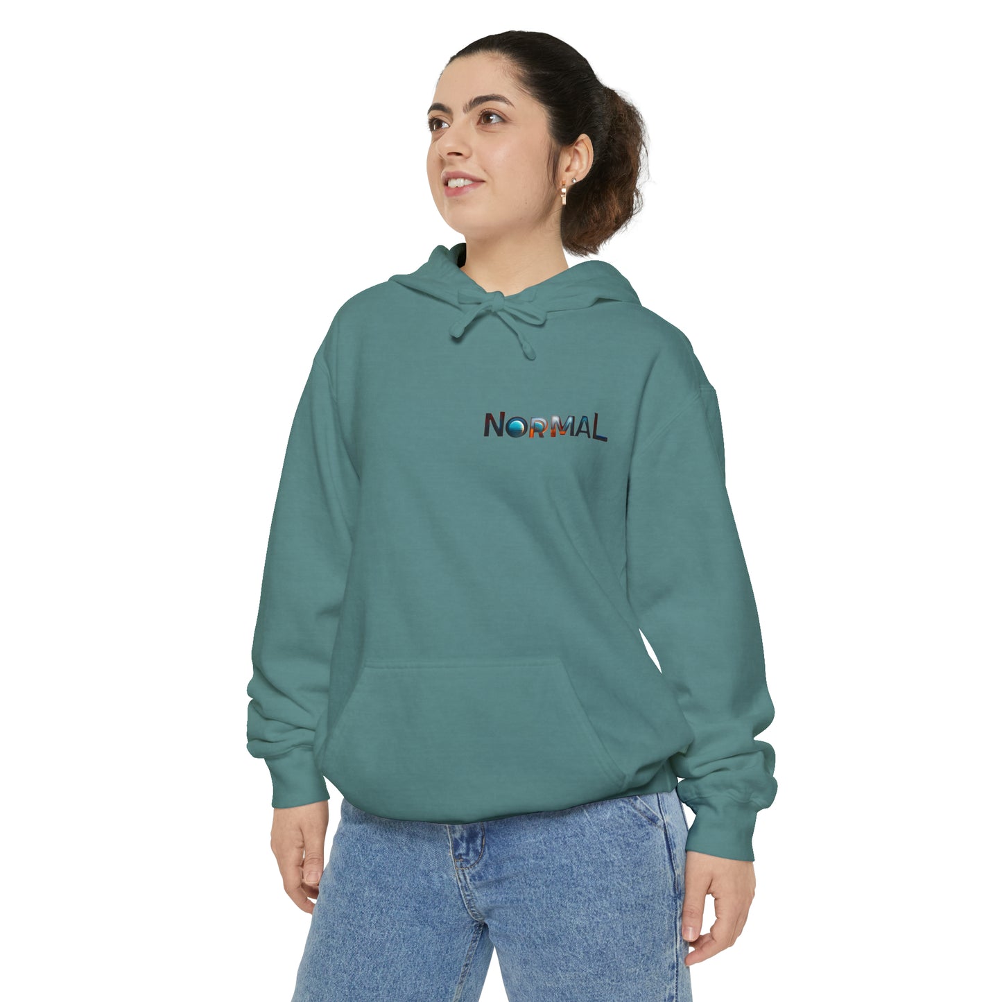 Normal Wear Unisex Garment-Dyed Hoodie