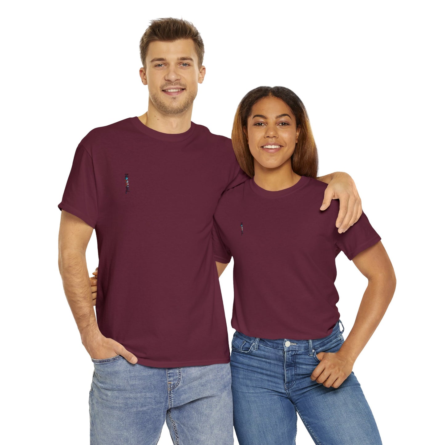 Normales Tragen AI Prints Unisex-T-Shirt aus schwerer Baumwolle