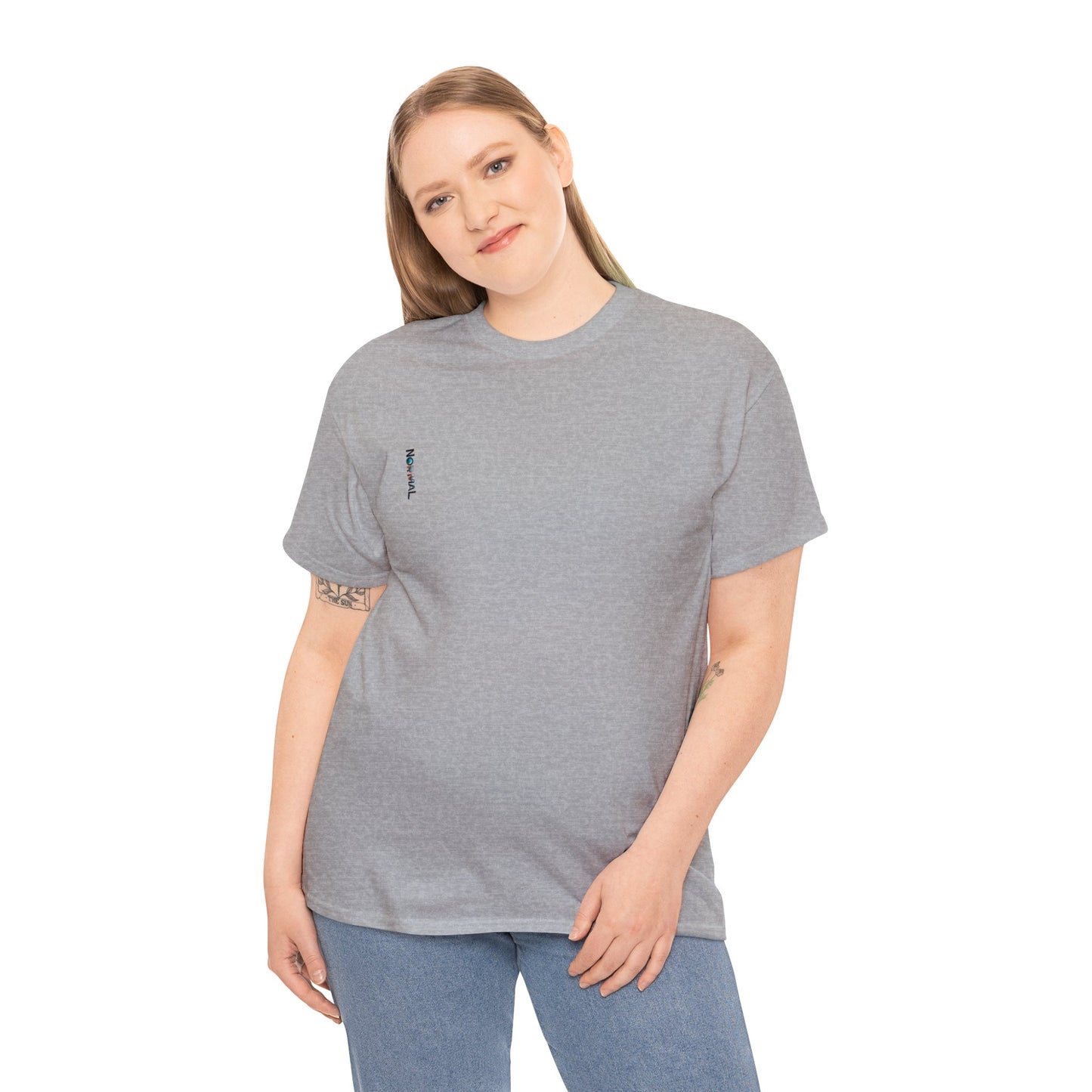 Normales Tragen AI Prints Unisex-T-Shirt aus schwerer Baumwolle