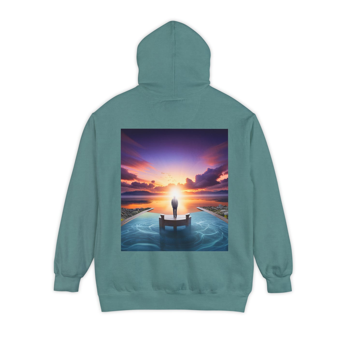 Normal Wear Unisex Garment-Dyed Hoodie