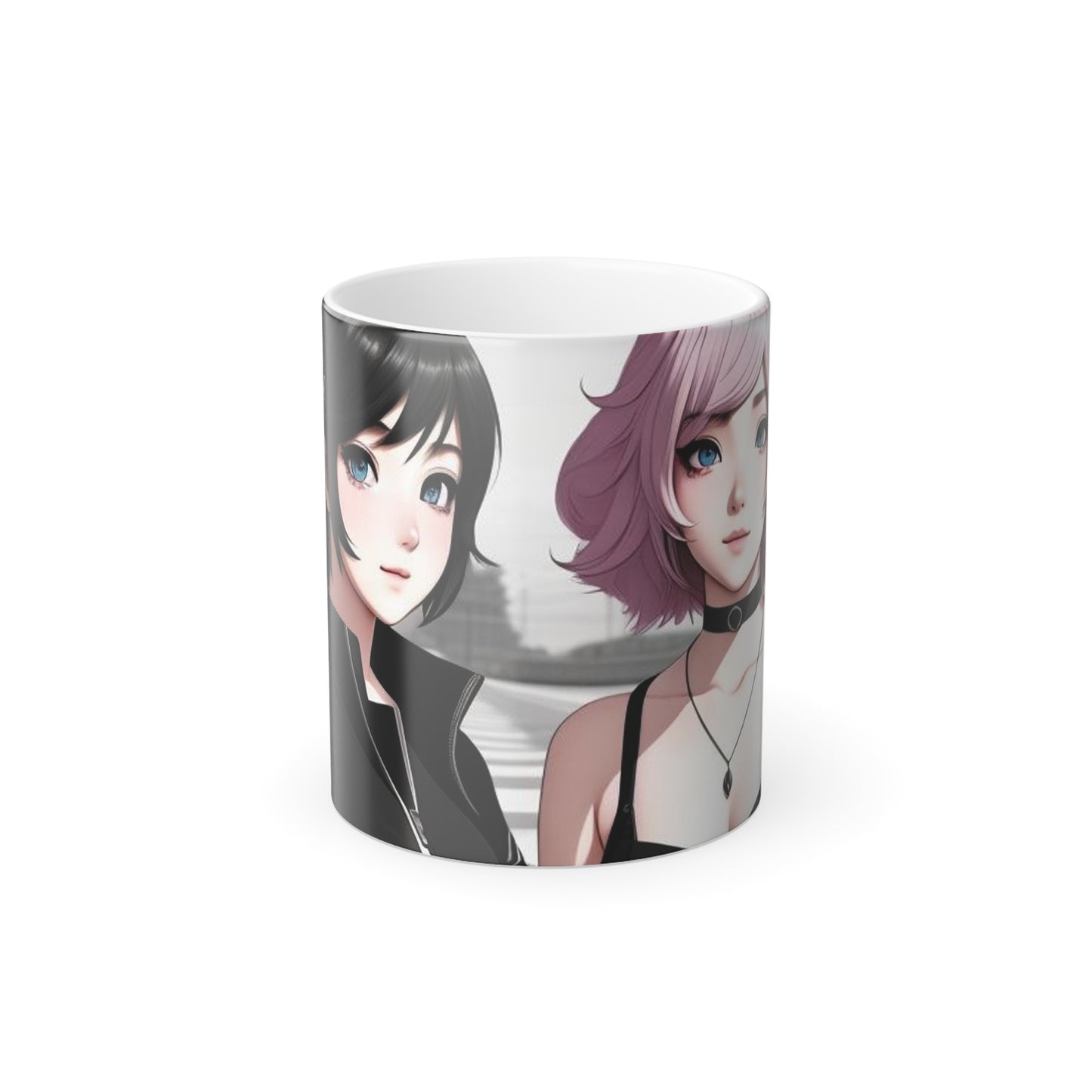 Anime Couple AI image on Thermal showing mug
