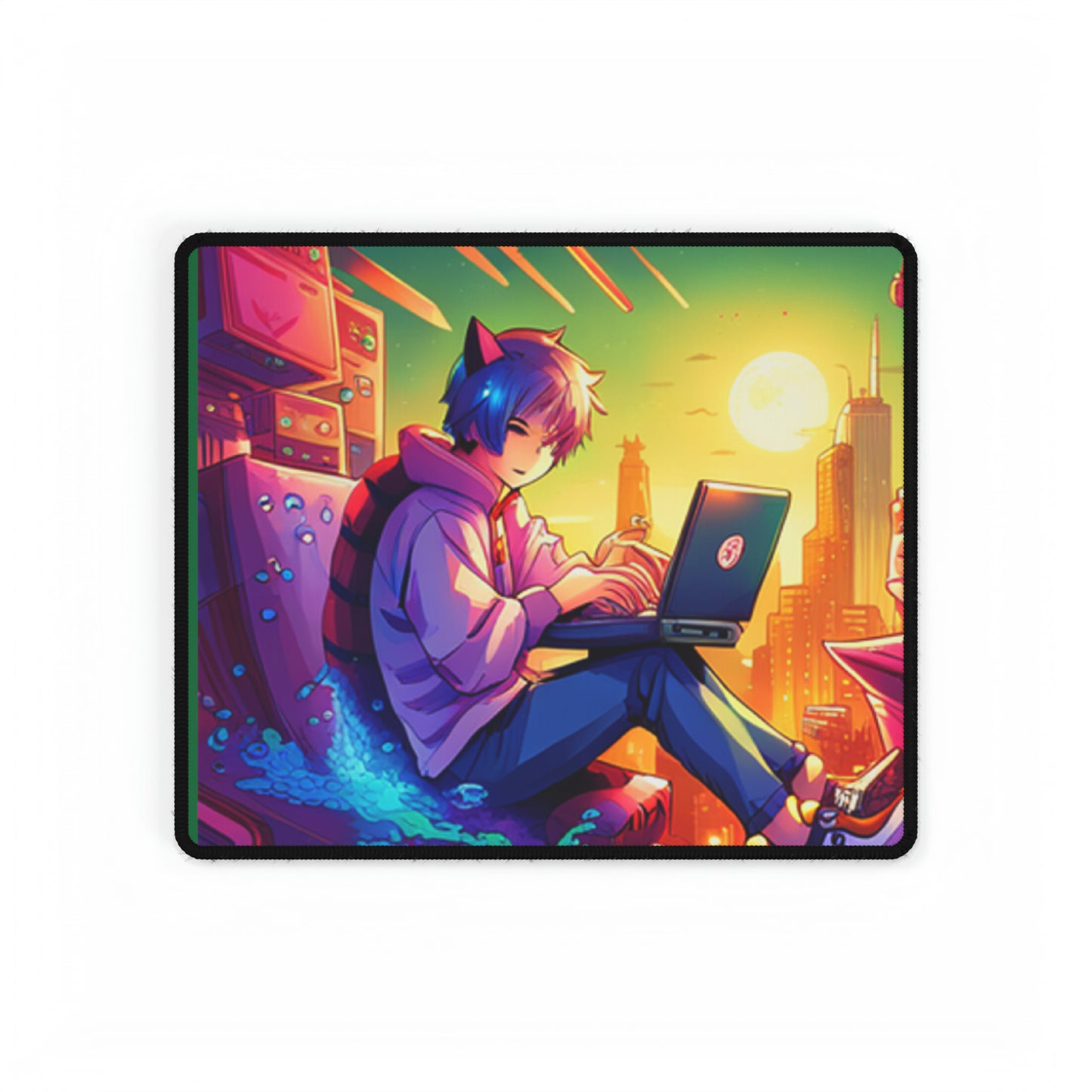 Cat Boy Anime Mouse Pad Desk Mats