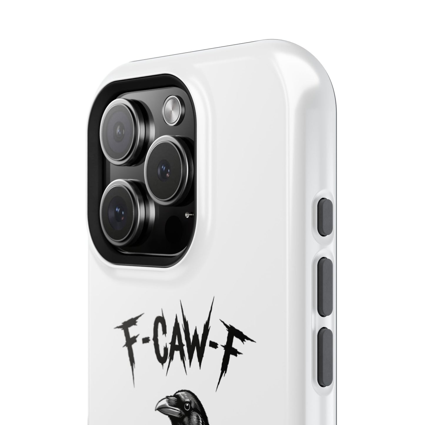 F-Caw-F Raven Phone Case, Autum Vibe Accessory, Perfect for Bird Lovers, Unique Gift for Him/Her, Impact-Resistant Phone Cover