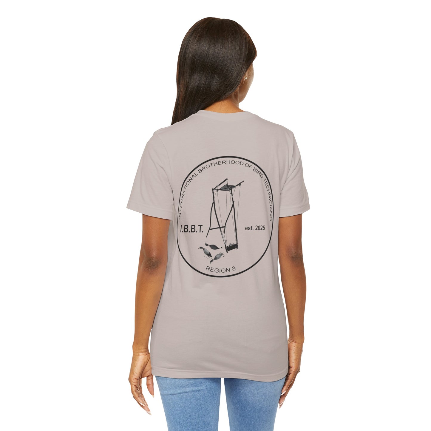 International Brotherhood of Bird Technicians IBBT Region 8 Back Print