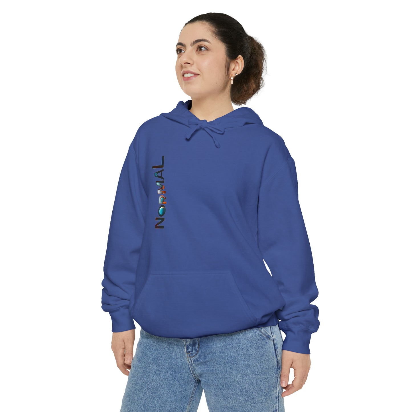 Normal Wear Unisex Garment-Dyed Hoodie