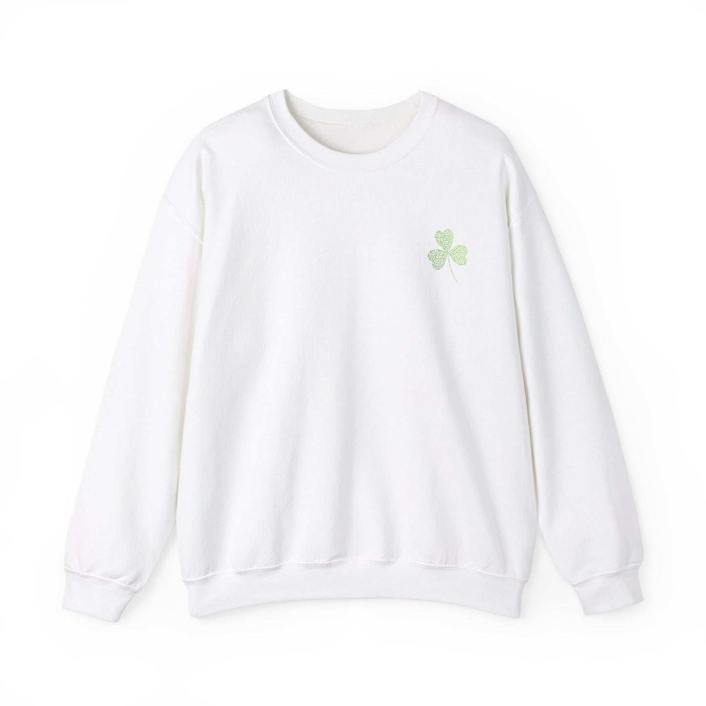 St Patricks Basic CloverUnisex Heavy Blend™ Crewneck Sweatshirt