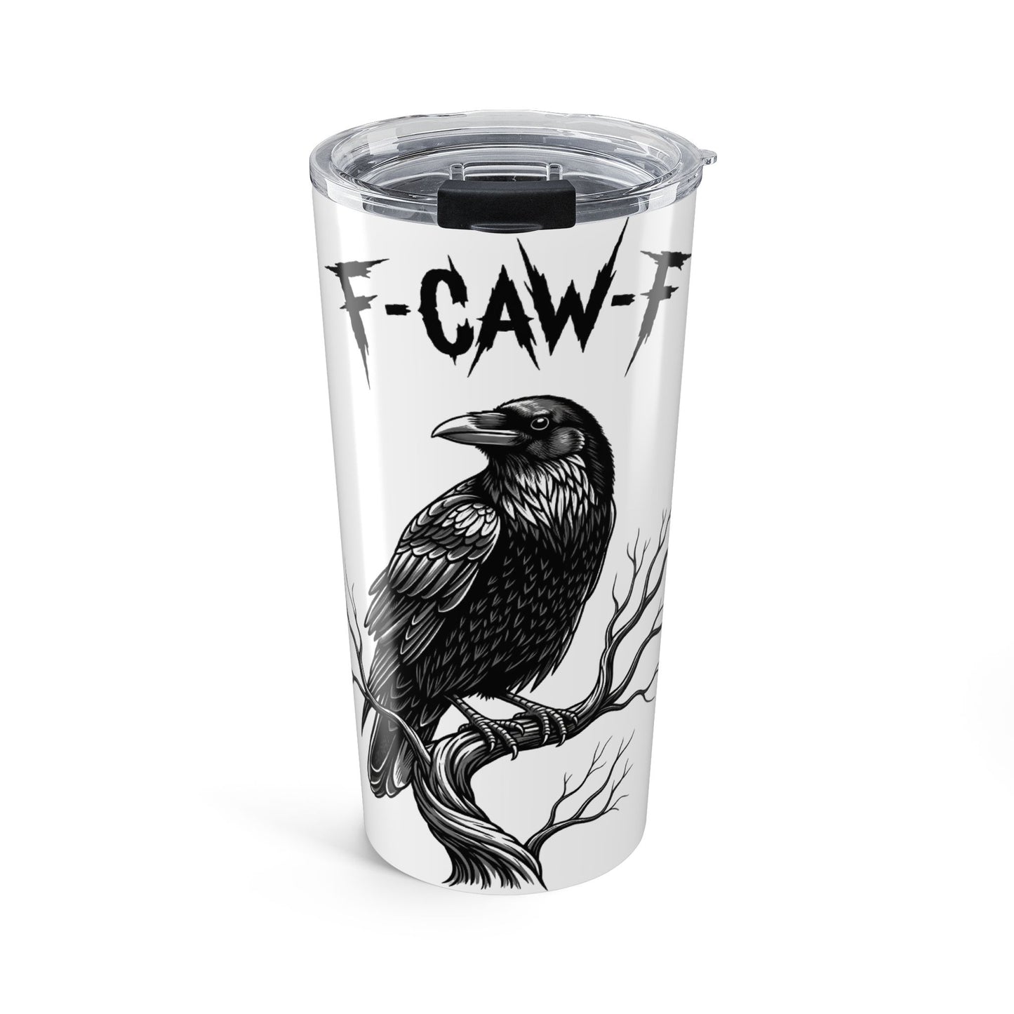 Gothic Raven 20oz Tumbler | Stylish Insulated Drinkware for Halloween, Gift for Bird Lovers, Eco-Friendly Travel Mug, Unique Crow Design