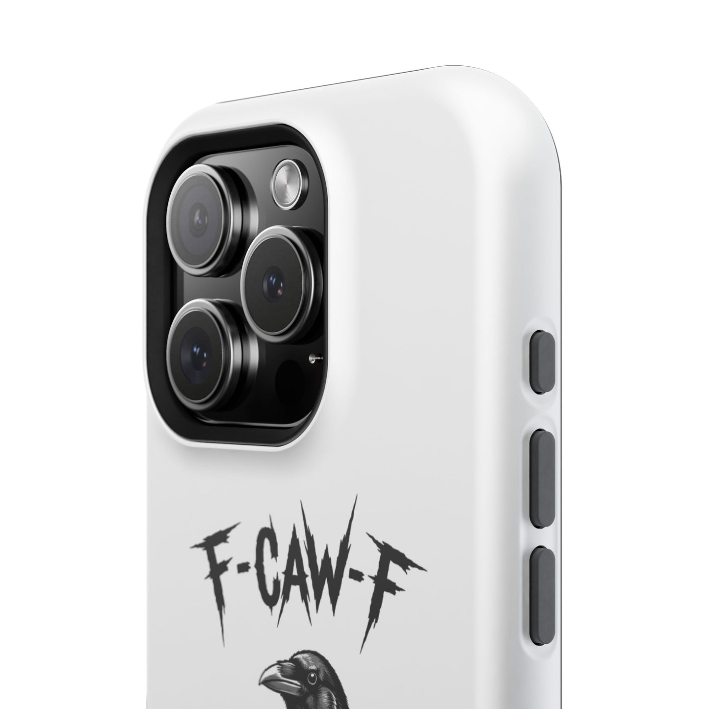 F-Caw-F Raven Phone Case, Autum Vibe Accessory, Perfect for Bird Lovers, Unique Gift for Him/Her, Impact-Resistant Phone Cover