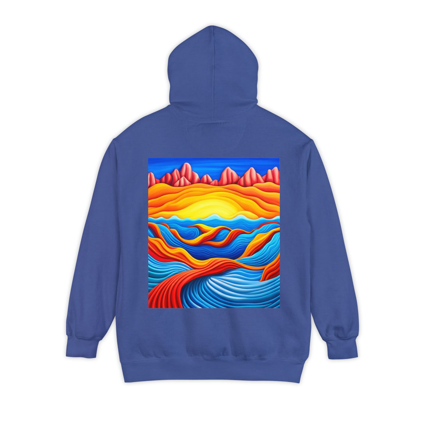 Normal Wear Unisex Garment-Dyed Hoodie