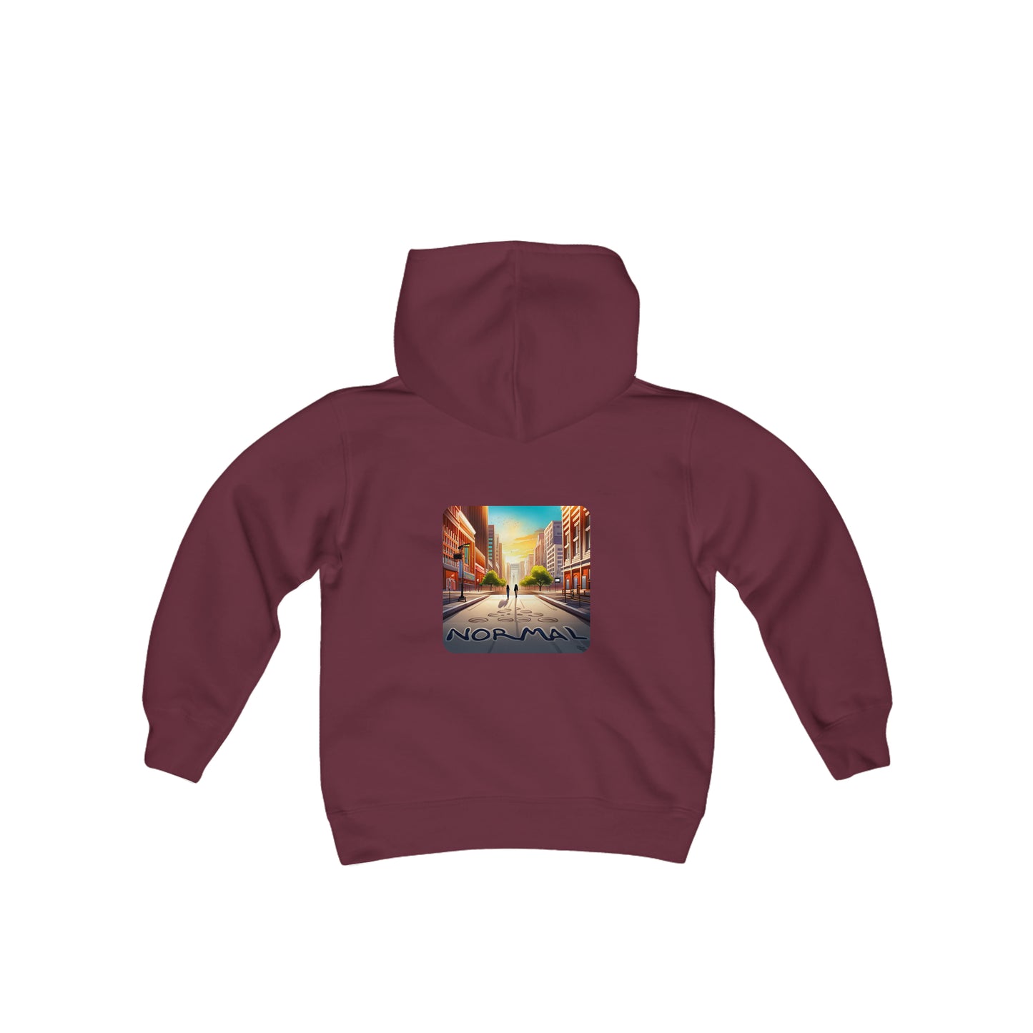 Normal Wear Youth Heavy Blend Hooded Sweatshirt