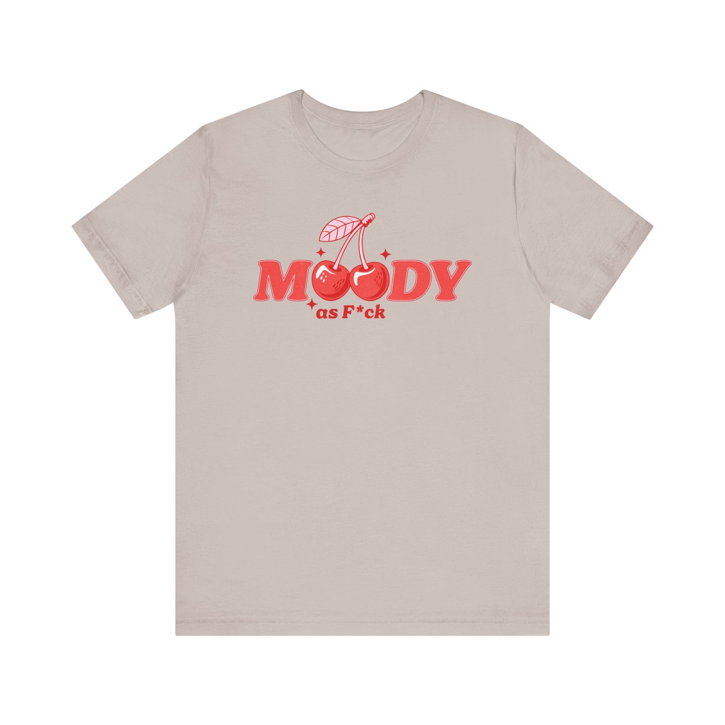 Moody AF front Cherries Self Love skeleton Heart Back