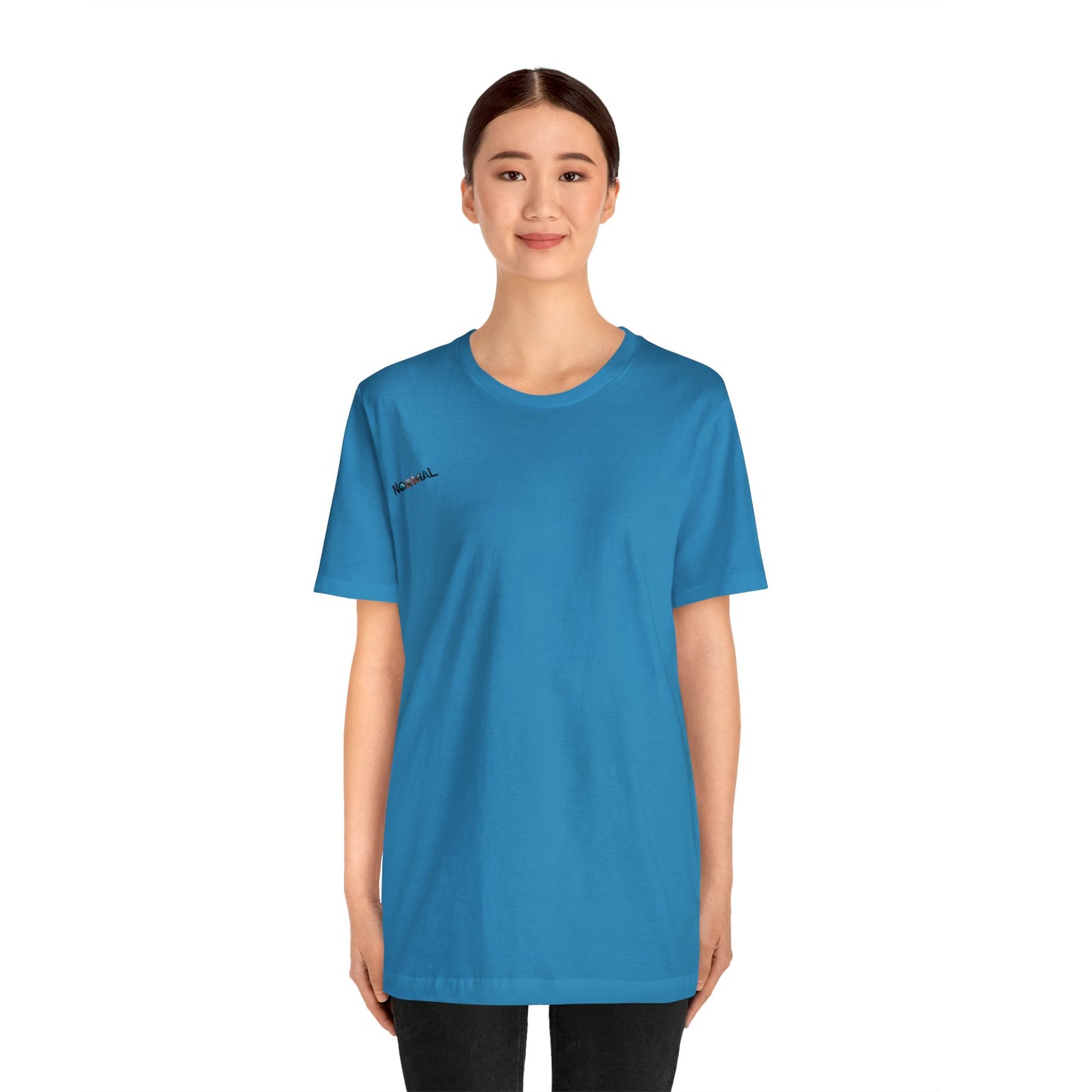 Normal Wear Unisex Jersey Short Sleeve Tee