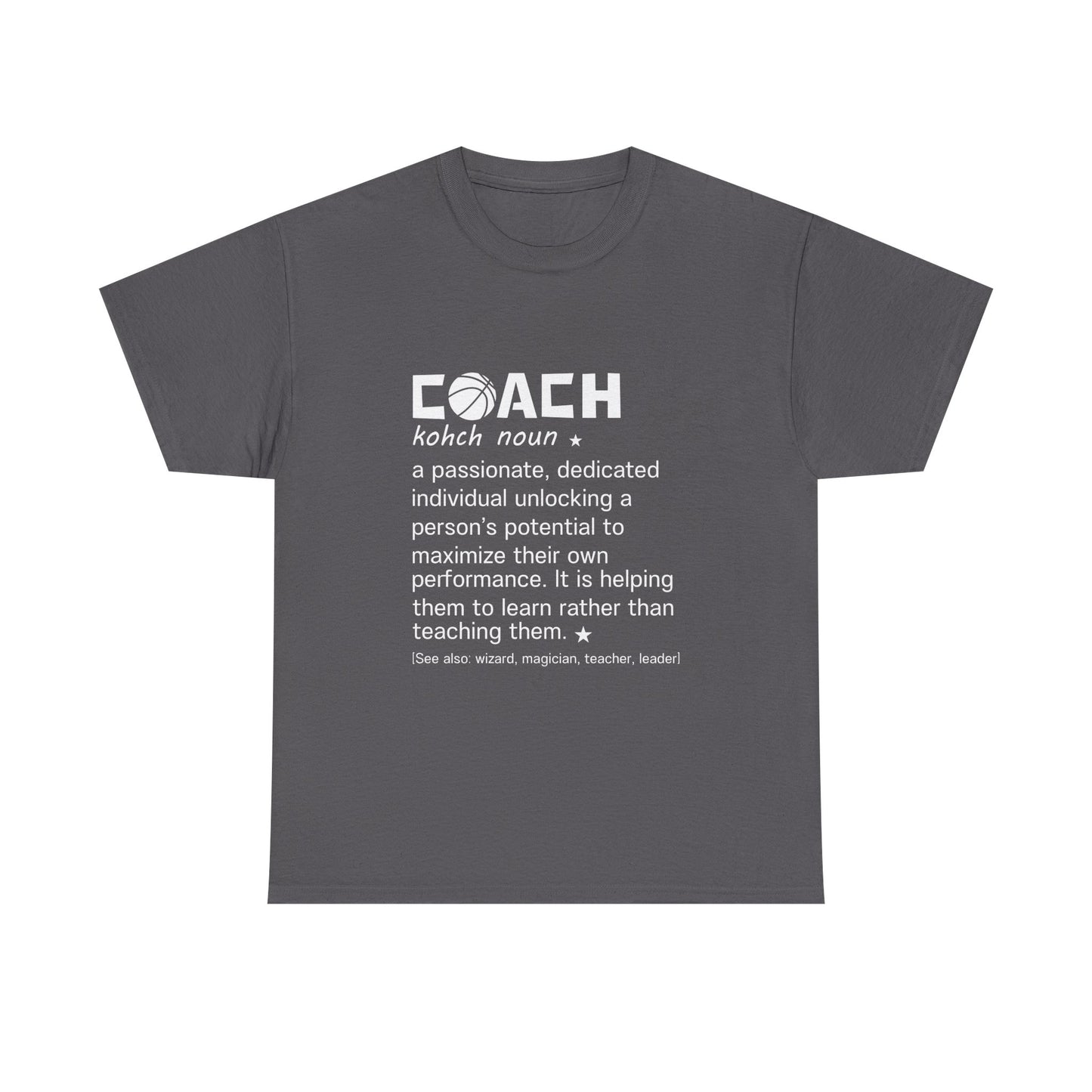 Basketball Coach Definition Unisex Tee