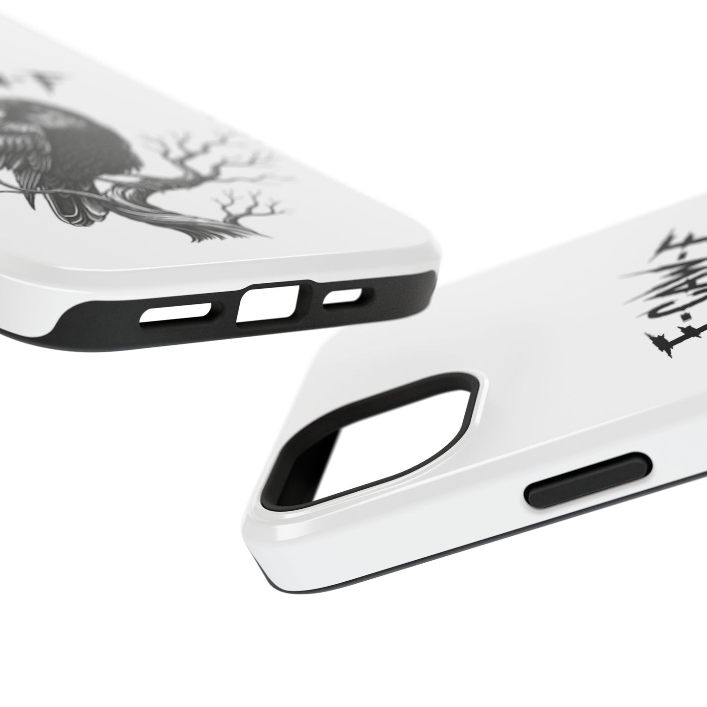 F-Caw-F Raven Phone Case, Autum Vibe Accessory, Perfect for Bird Lovers, Unique Gift for Him/Her, Impact-Resistant Phone Cover