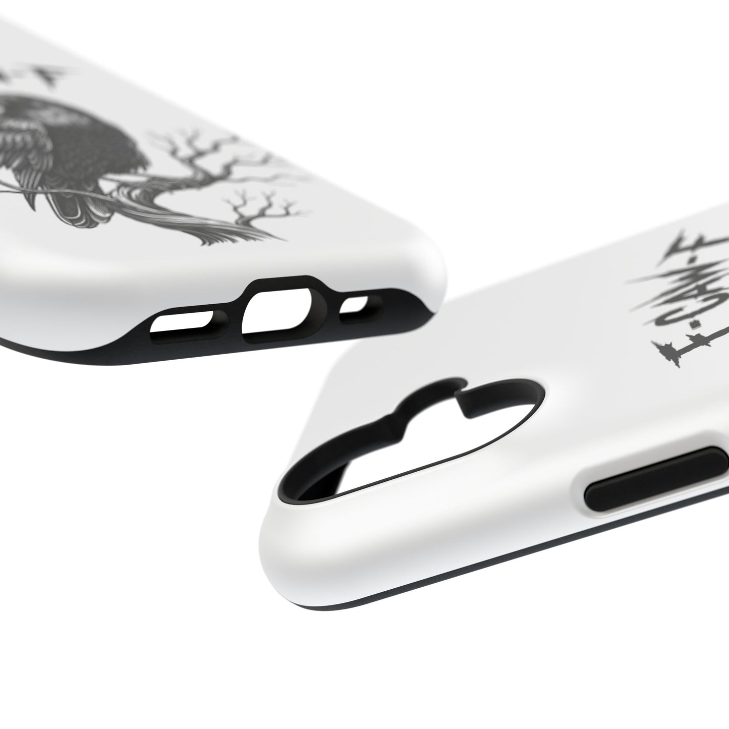 F-Caw-F Raven Phone Case, Autum Vibe Accessory, Perfect for Bird Lovers, Unique Gift for Him/Her, Impact-Resistant Phone Cover