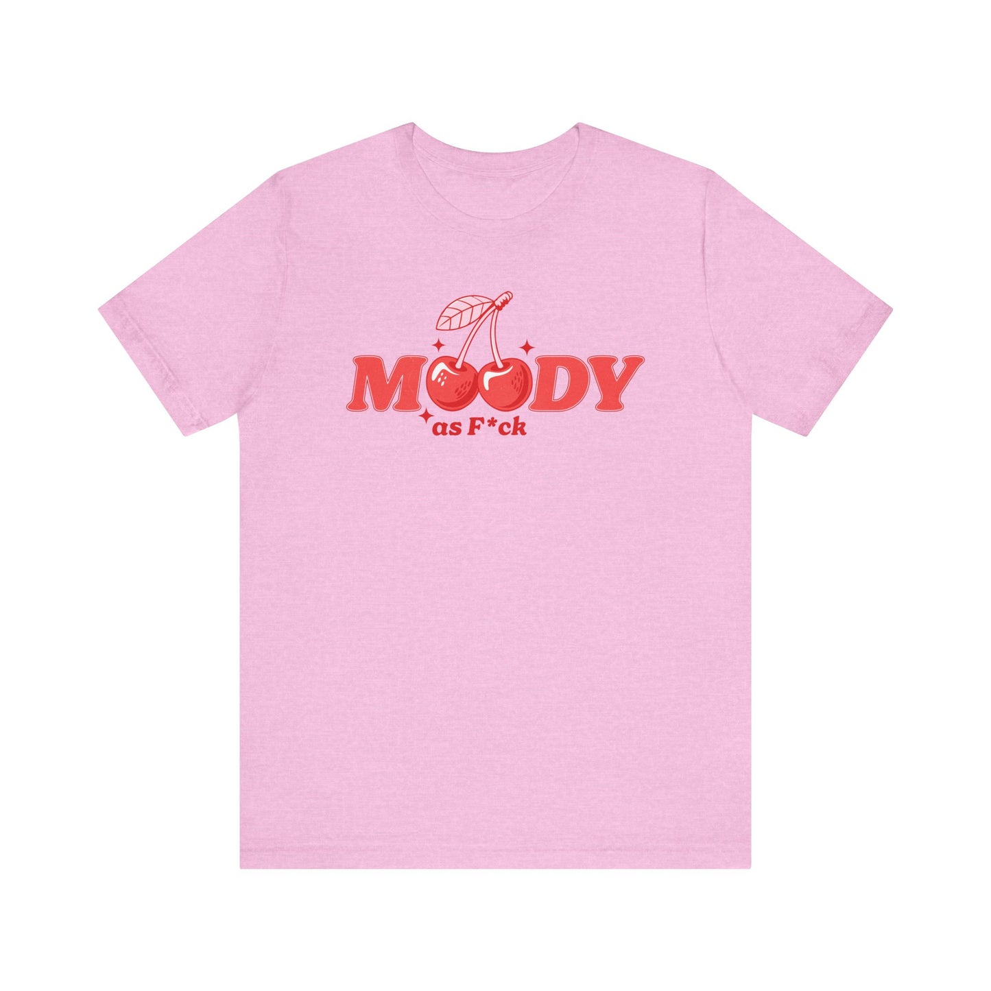 Moody AF front Cherries Self Love skeleton Heart Back
