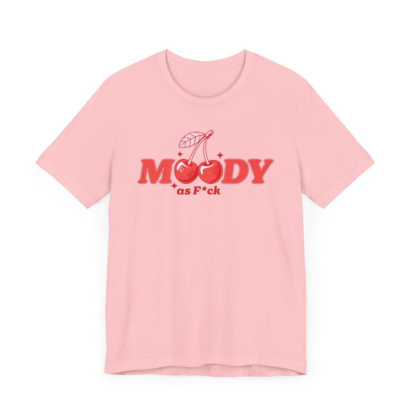 Moody AF front Cherries Self Love skeleton Heart Back