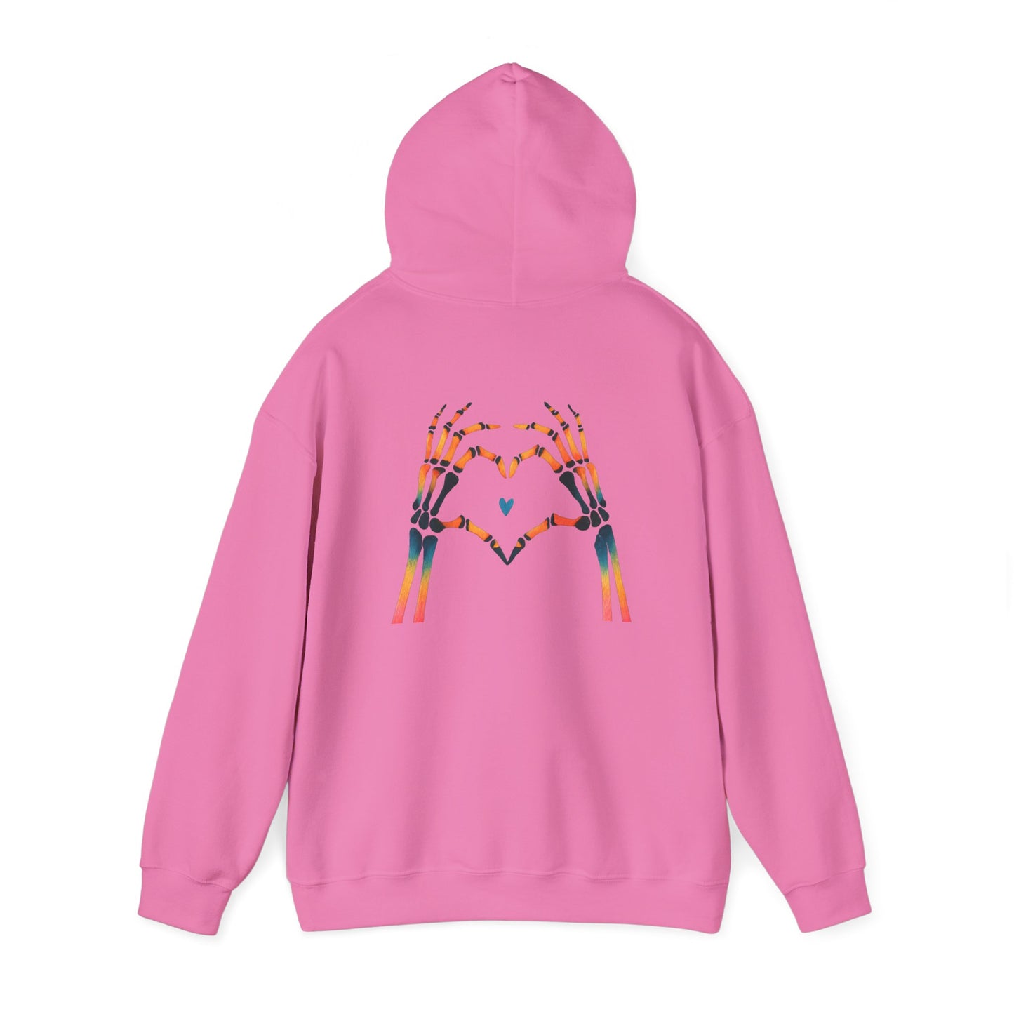 Rainbow Skeleton Heart Hoodie